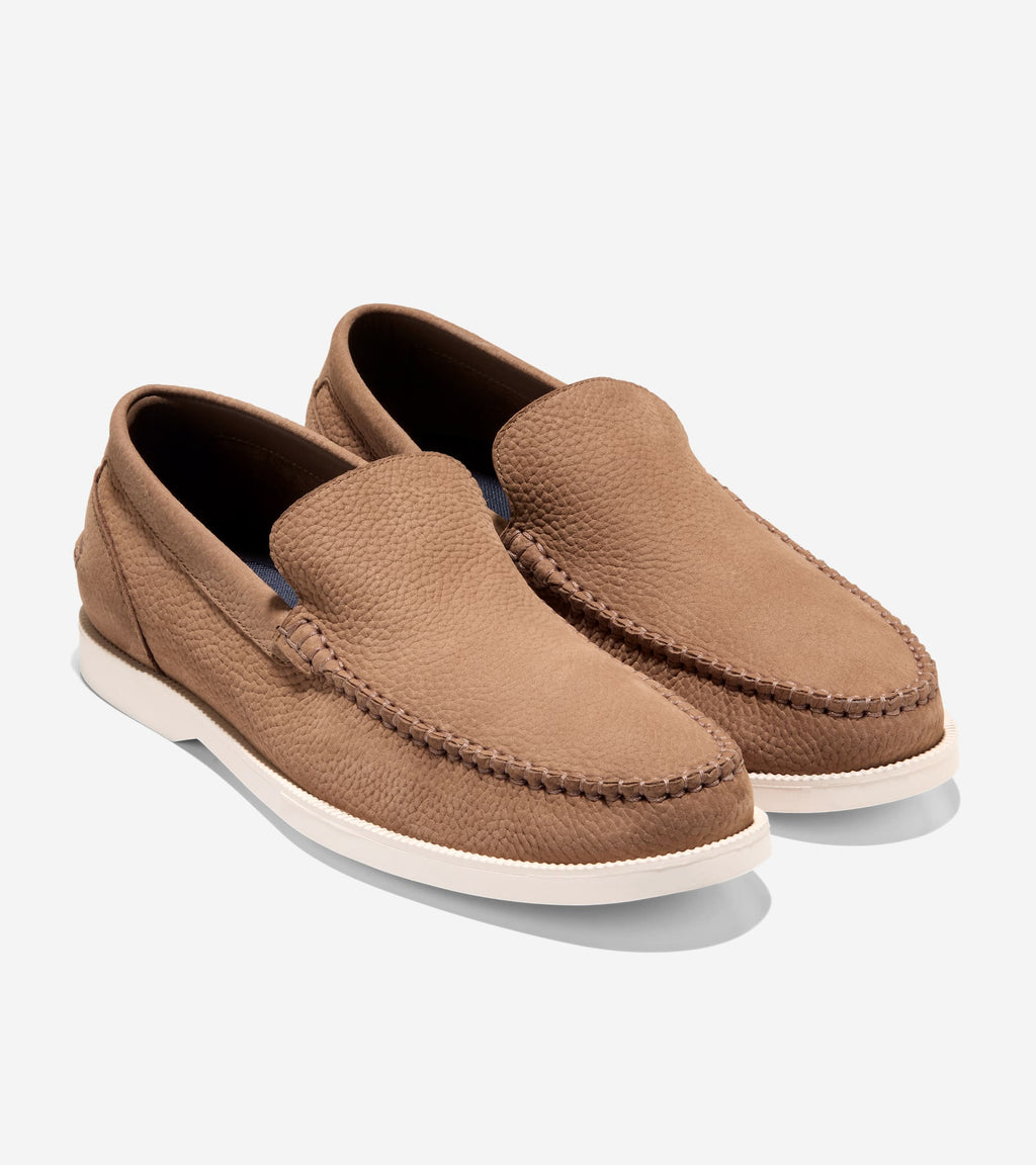 Men's American Classics Hampton Loafers-Light Whiskey-Ivory