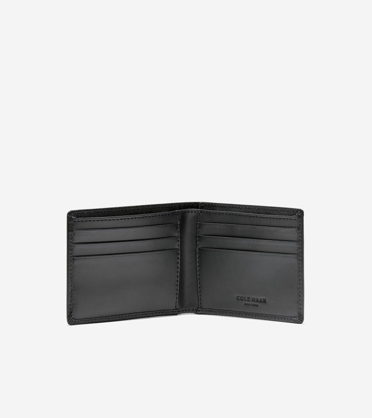 Men's Bifold Wallet with Saffiano Cover-Navy Blazer