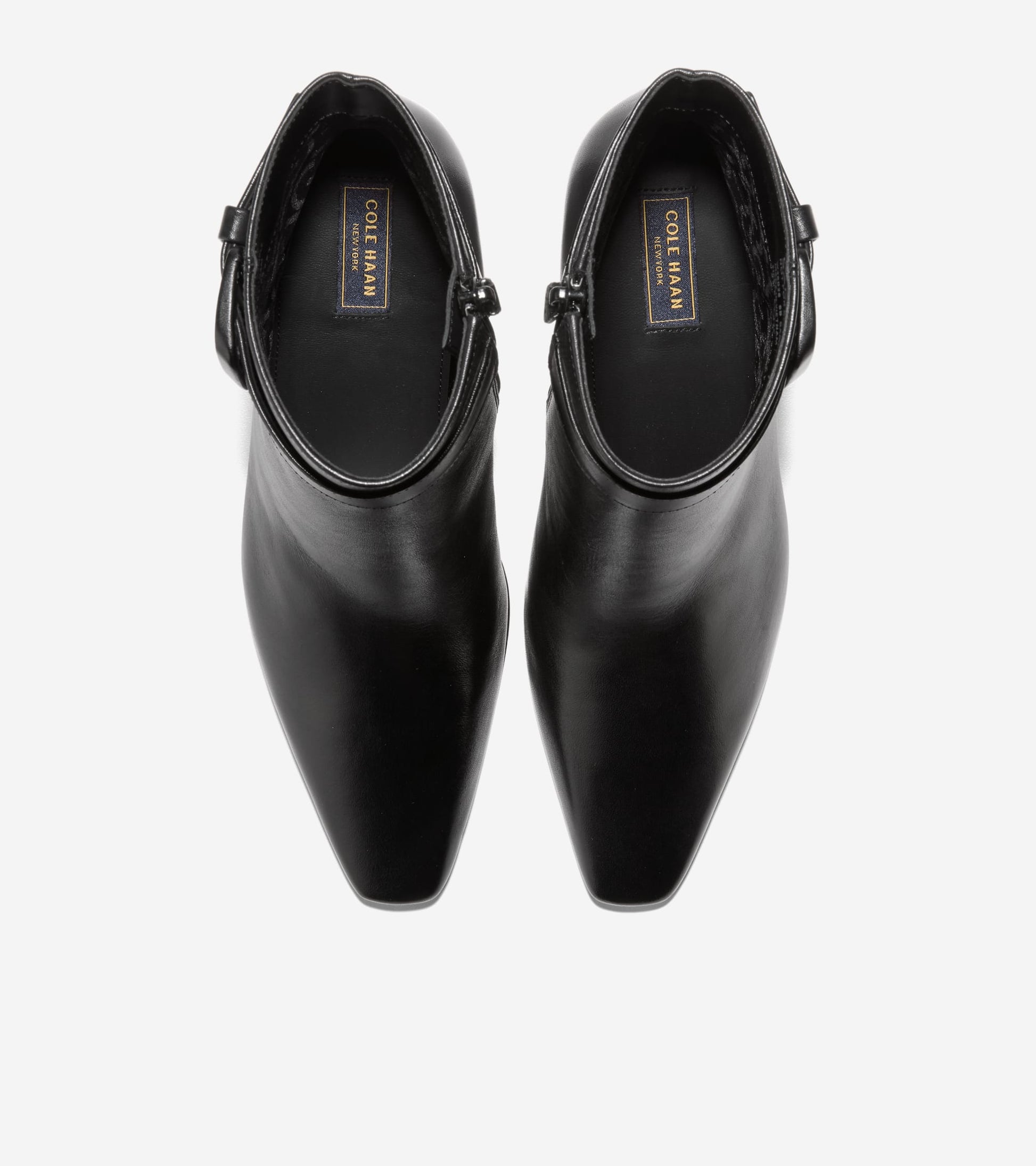 Women's Blanche Snip Toe Buckle Booties-Black