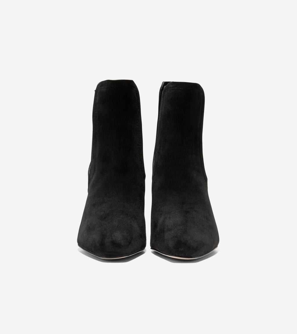Women's Blanche Snip Toe Chelsea Booties-Black