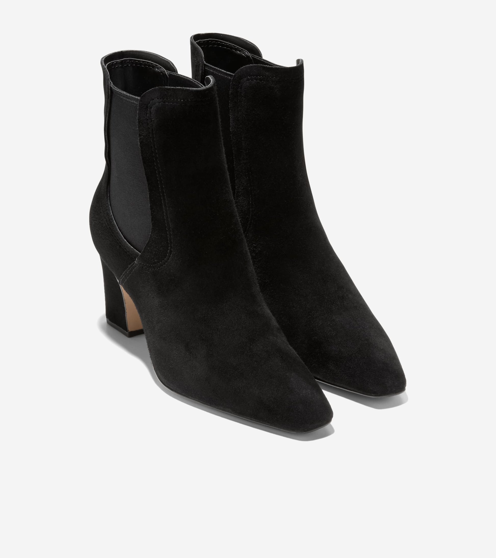 Women's Blanche Snip Toe Chelsea Booties-Black