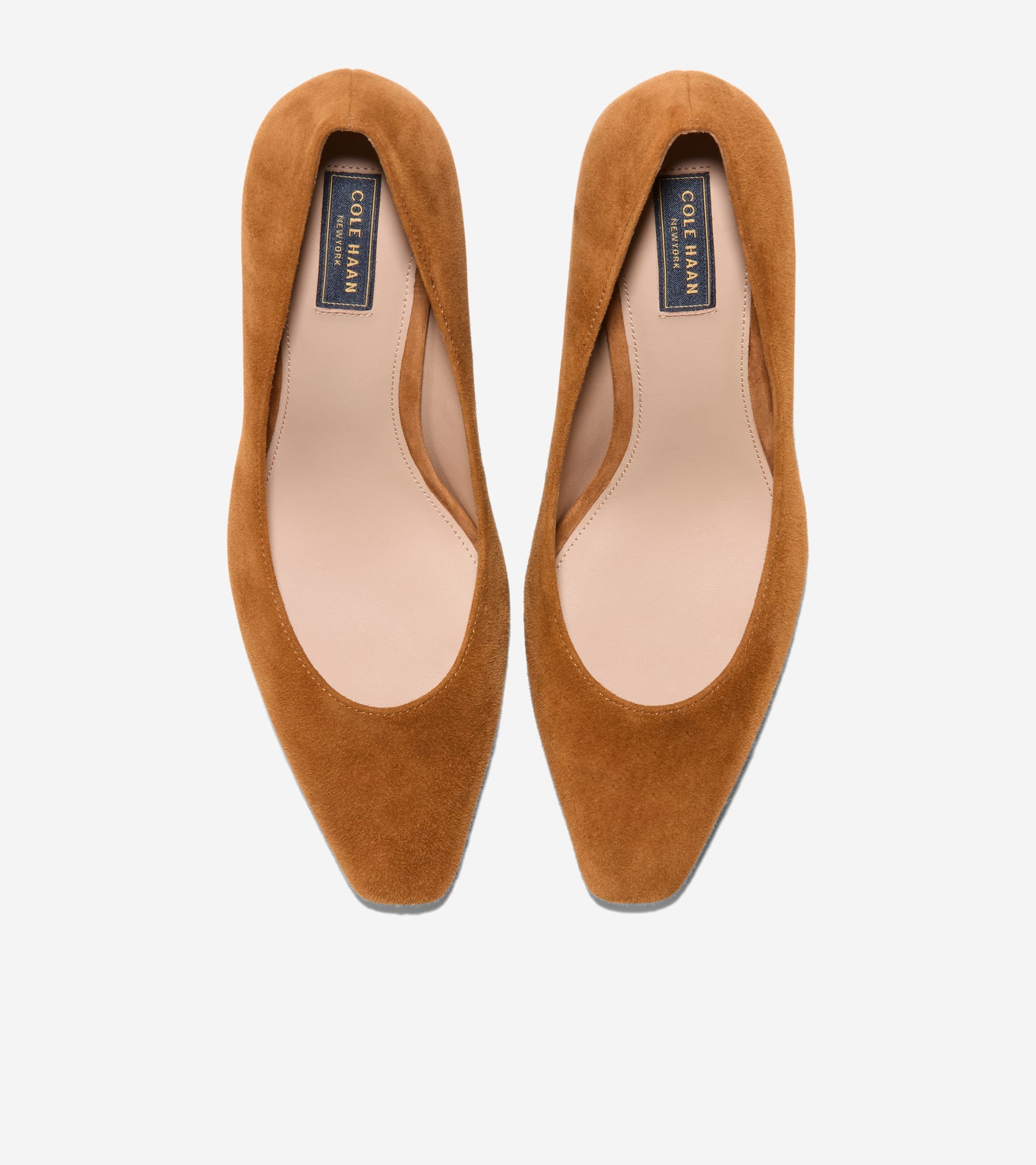 Women's Blanche Snip Toe Pumps-Tobacco-Stacked Heel