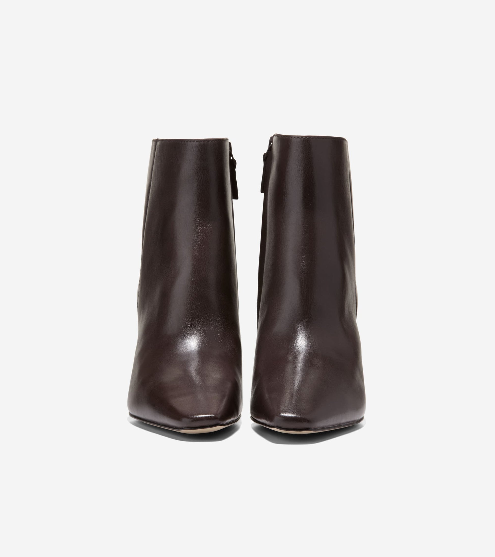 Women's Blanche Snip Toe Booties-Dark Chocolate