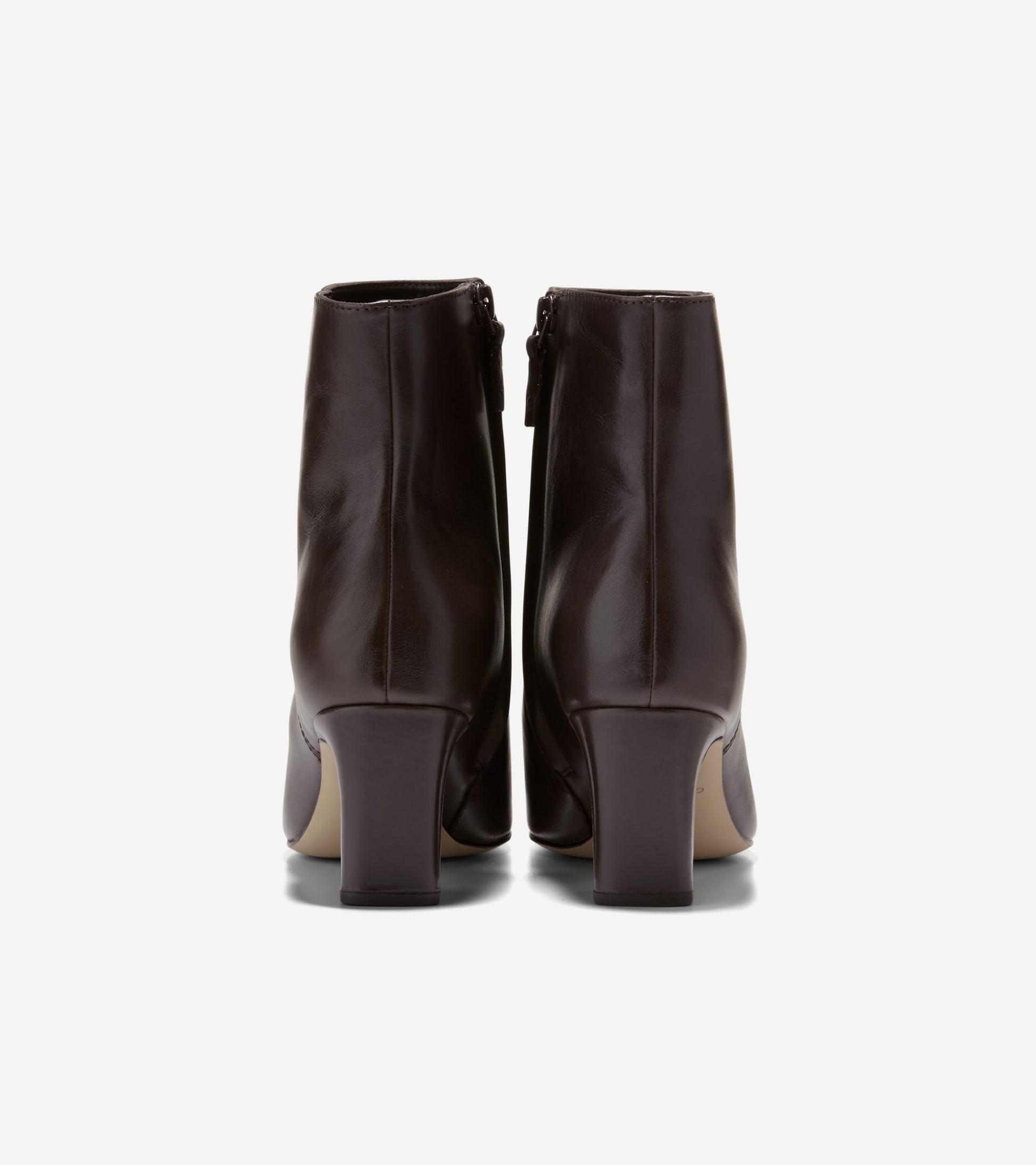 Women's Blanche Snip Toe Booties-Dark Chocolate