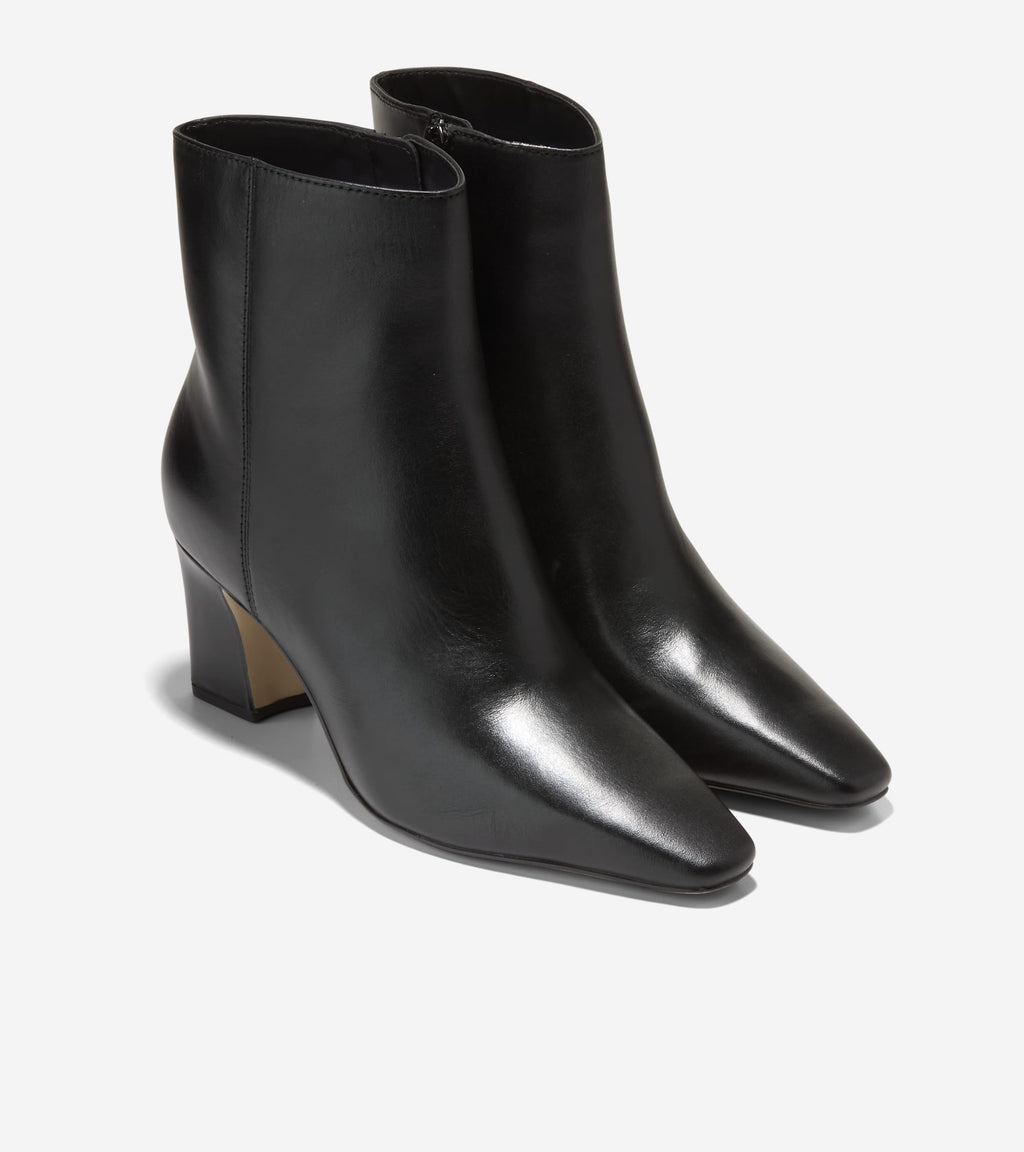 Women's Blanche Snip Toe Booties-Black