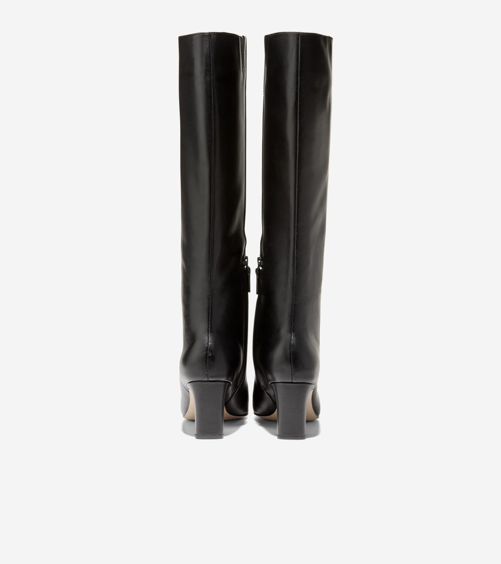 Women's Blanche Snip Toe Tall Boots-Black