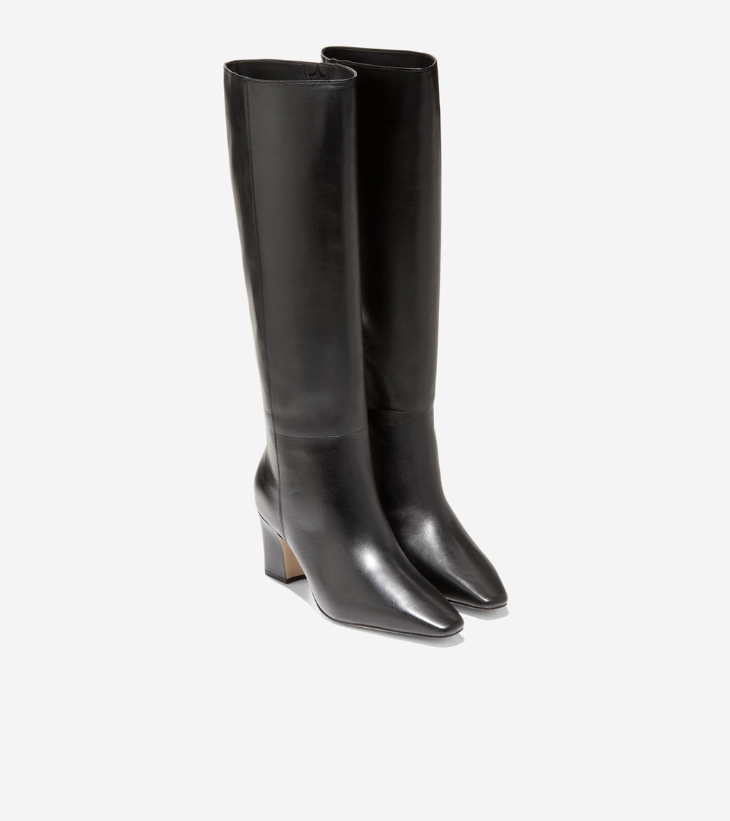 Women's Blanche Snip Toe Tall Boots-Black