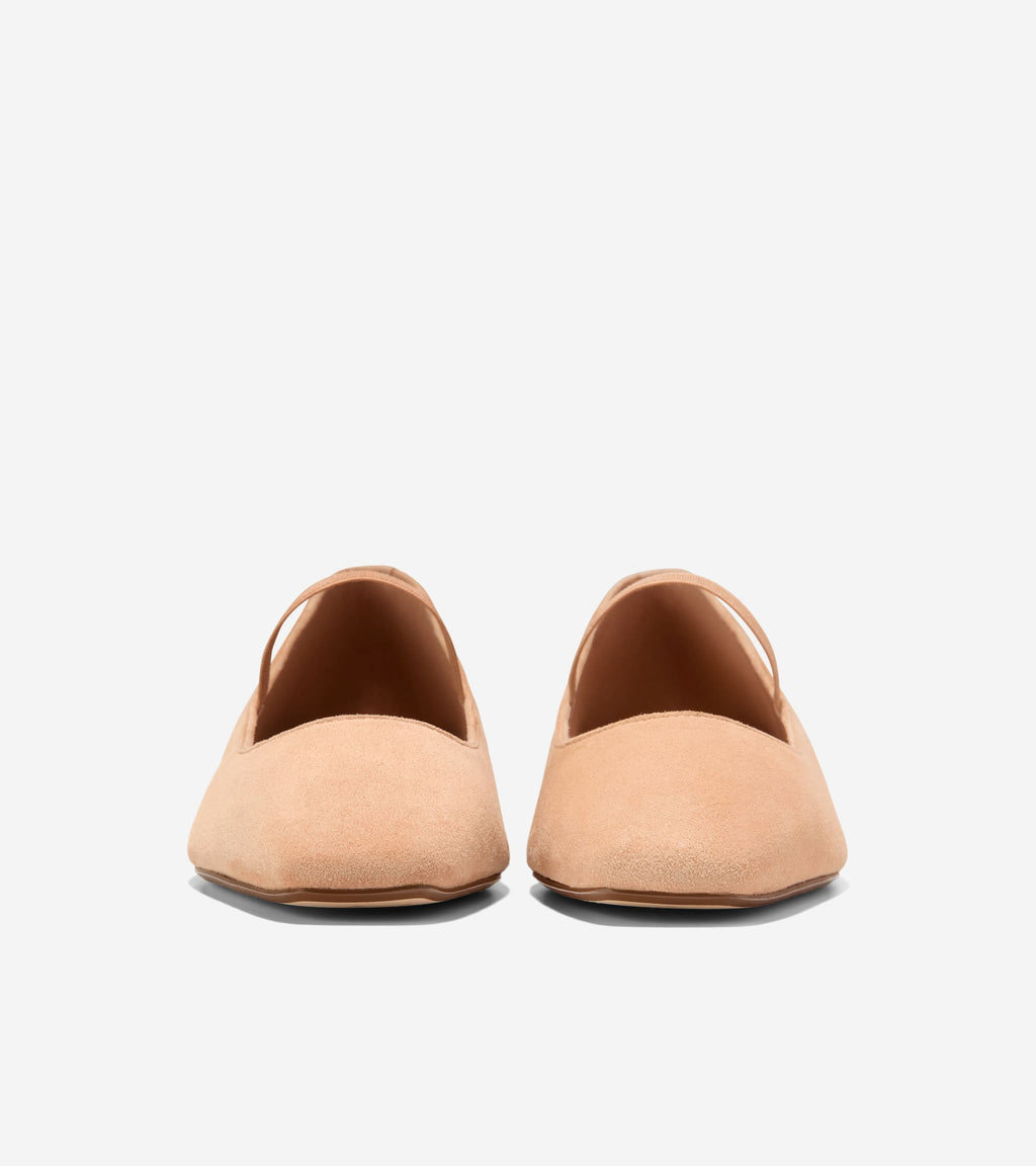 Women's Bridget Mary Jane Ballet Flats-Tuscan Sand