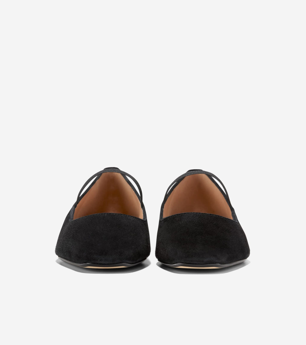 Women's Bridget Mary Jane Ballet Flats-Black