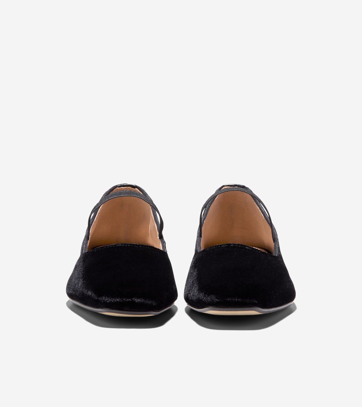 Women's Bridget Mary Jane Ballet Flats-Black Velvet
