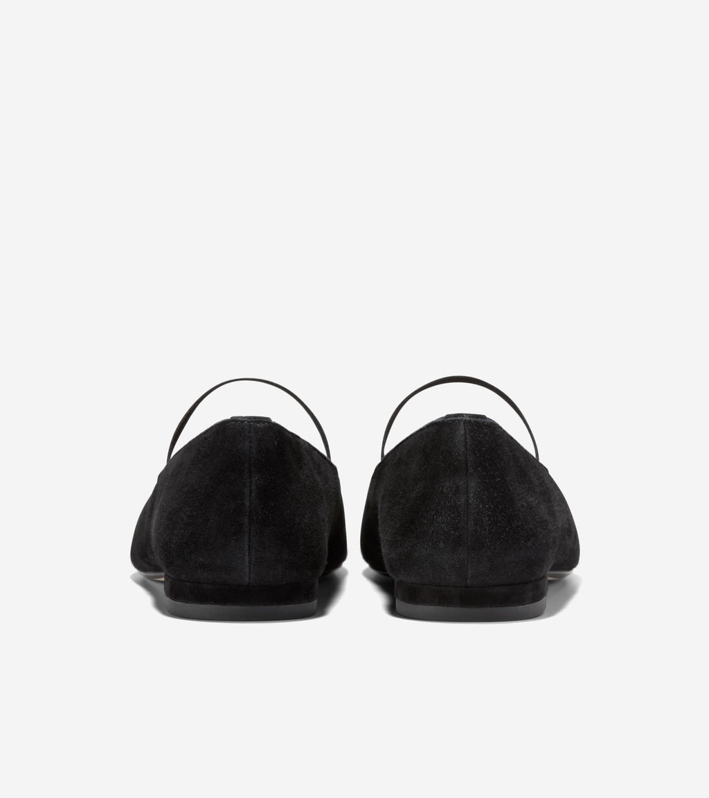 Women's Bridget Mary Jane Ballet Flats-Black