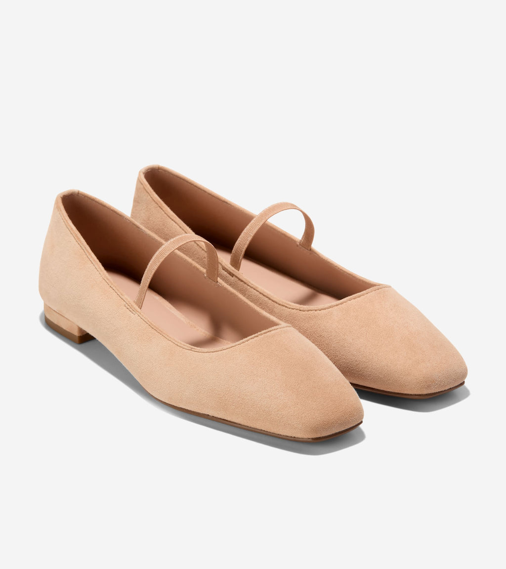 Women's Bridget Mary Jane Ballet Flats-Tuscan Sand