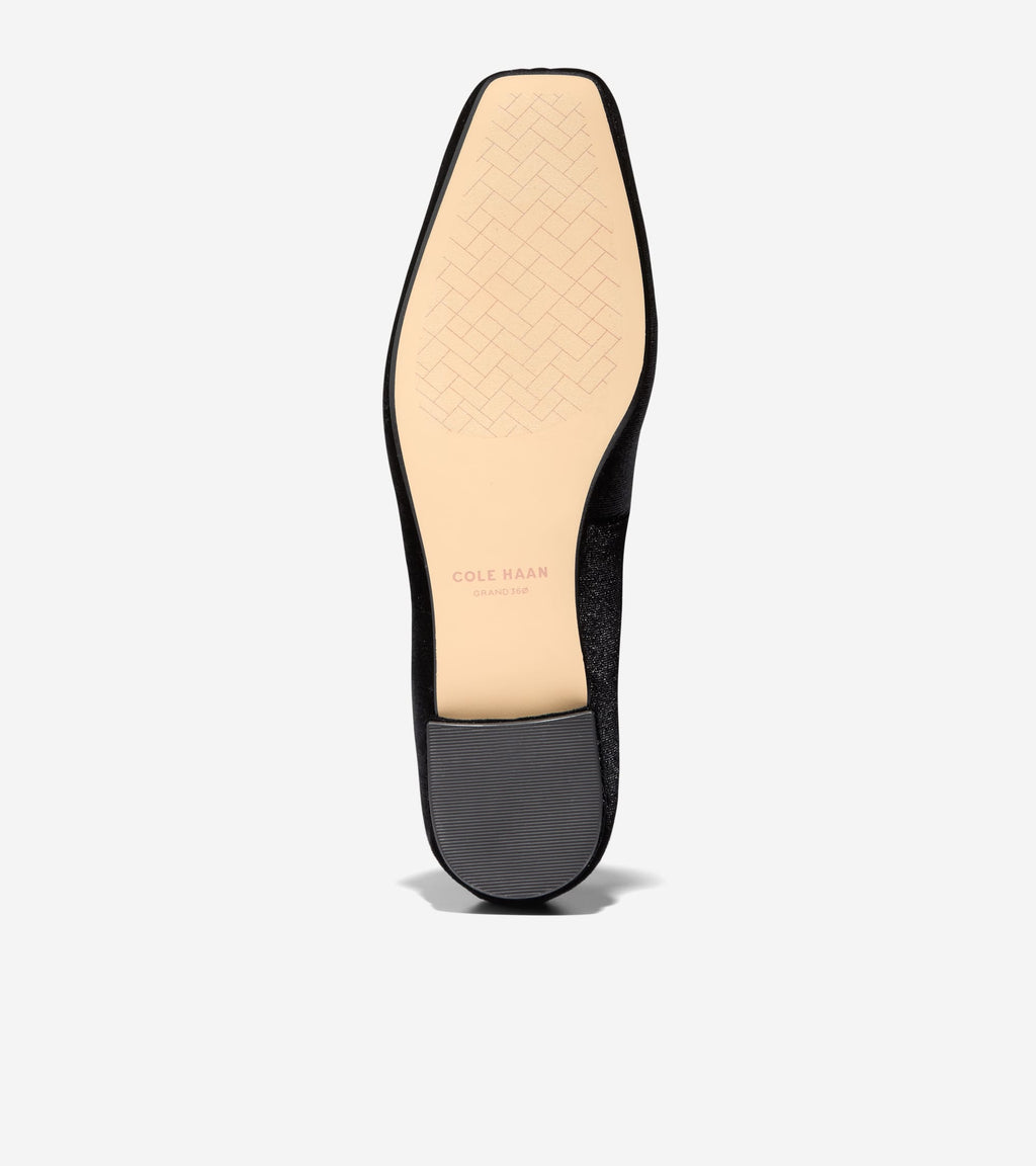 Women's Bridget Mary Jane Ballet Flats-Black Velvet