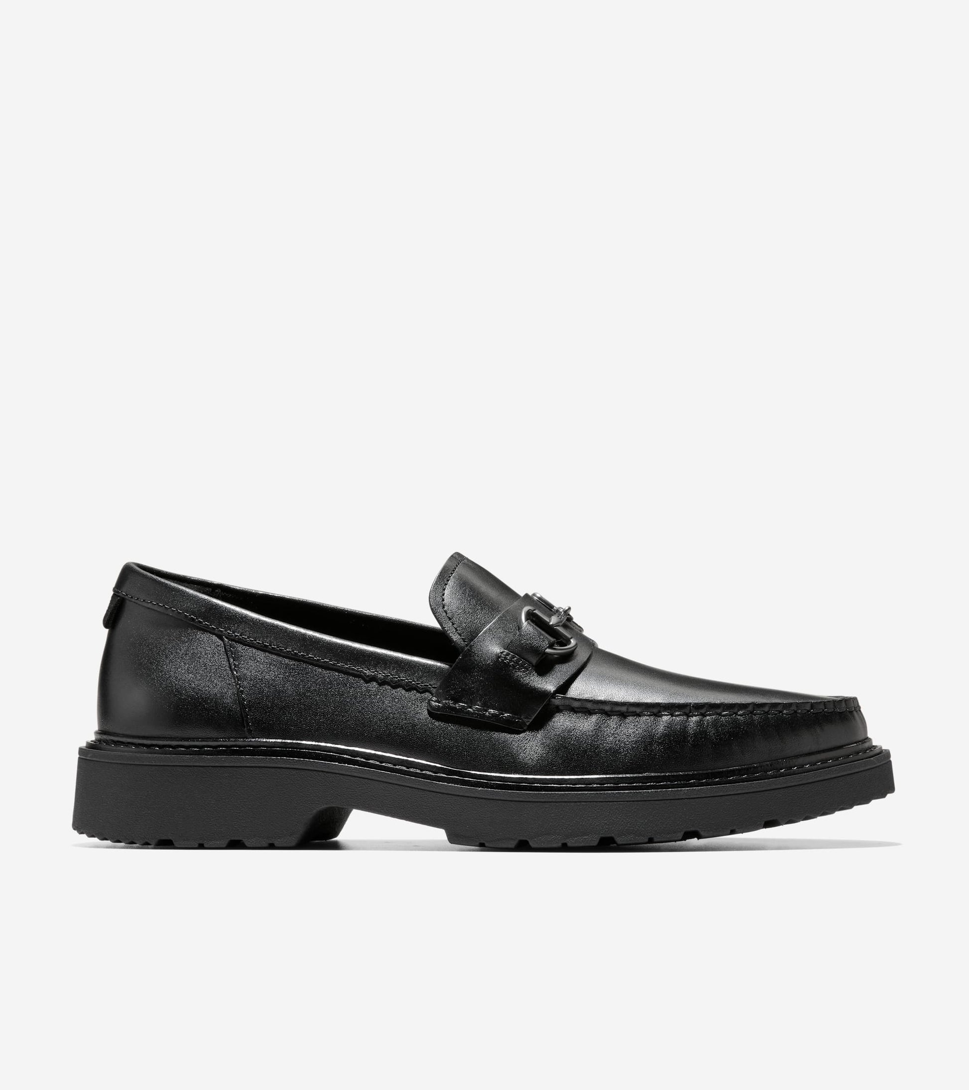 Men's Broome Grand Lug Sole Bit Loafers-Black