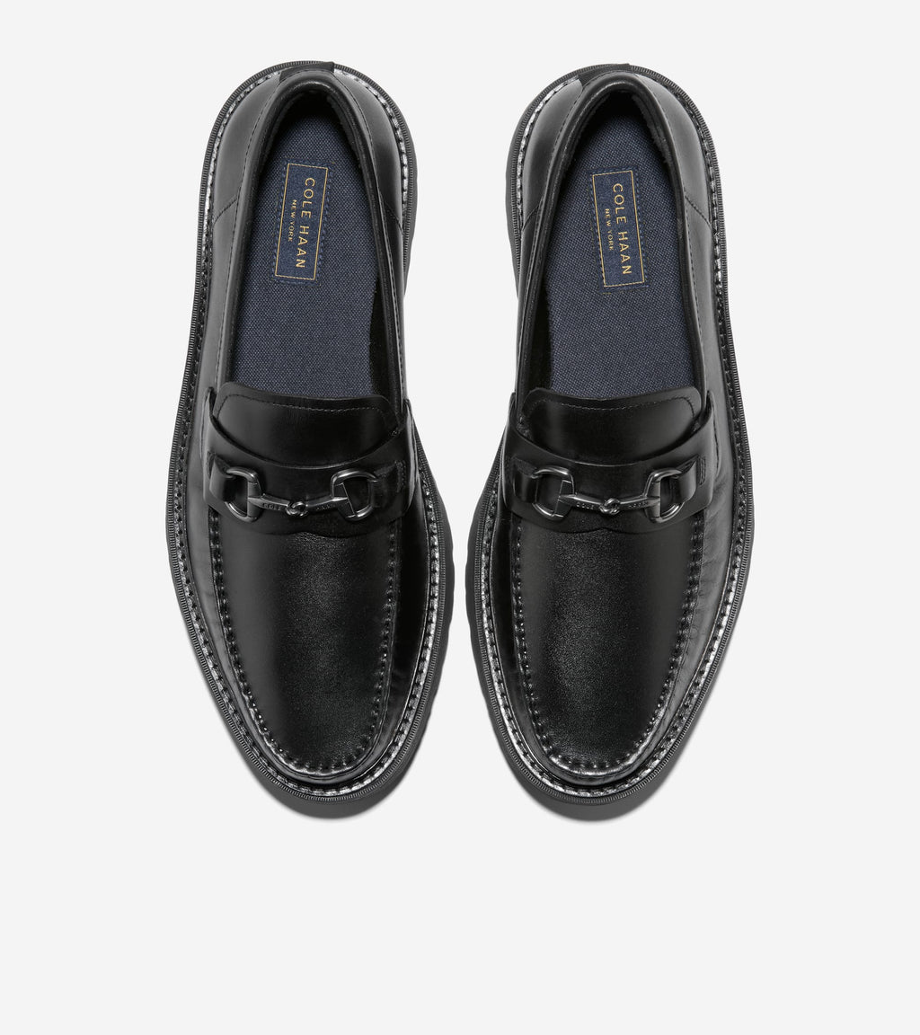 Men's Broome Grand Lug Sole Bit Loafers-Black