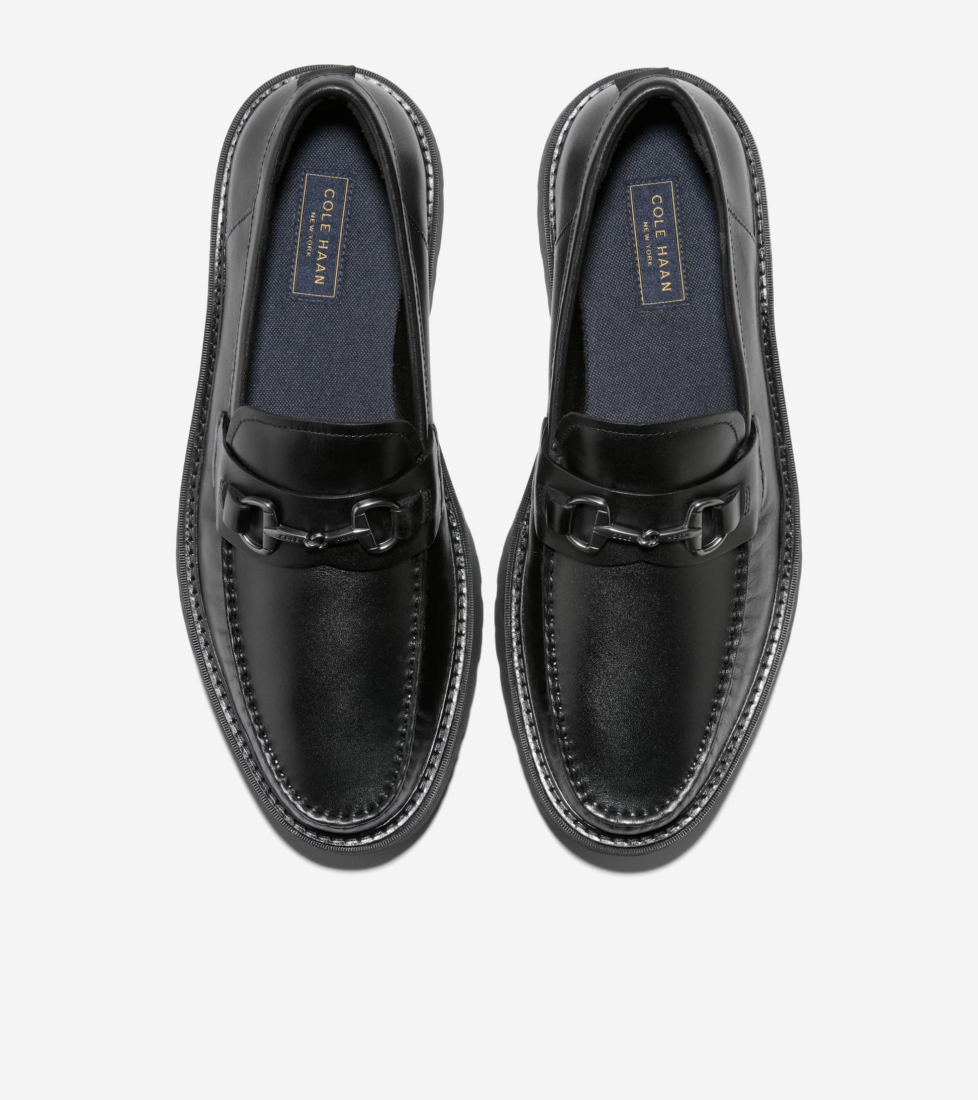 Men's Broome Grand Lug Sole Bit Loafers-Black