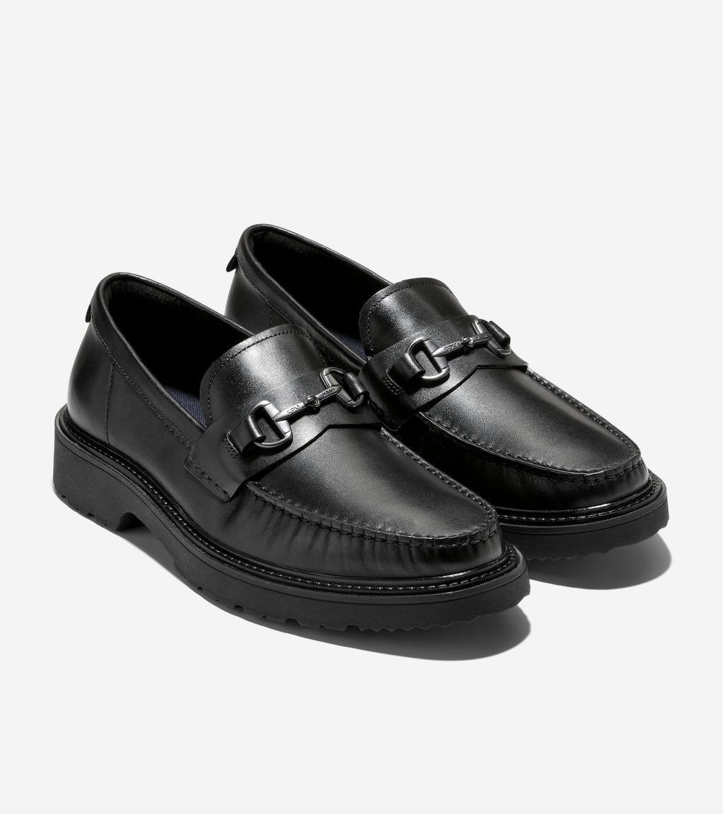 Men's Broome Grand Lug Sole Bit Loafers-Black