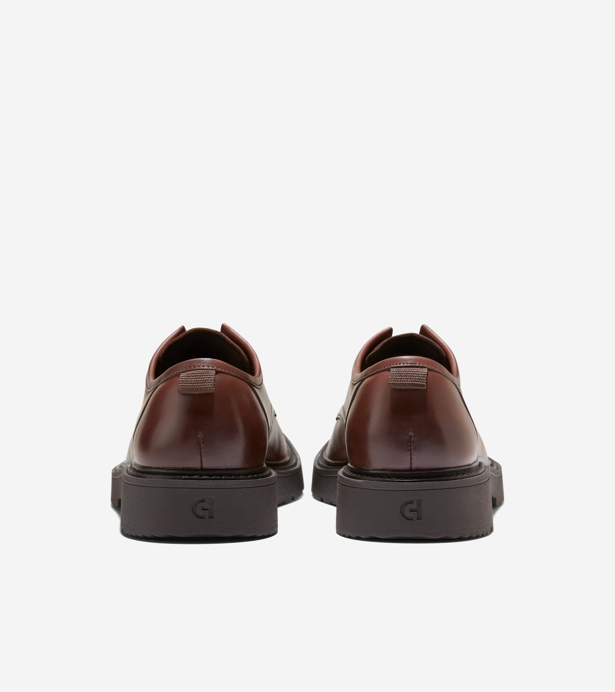 Men's Broome Grand Lug Sole Plain Toe Oxfords in Brown | Cole Haan