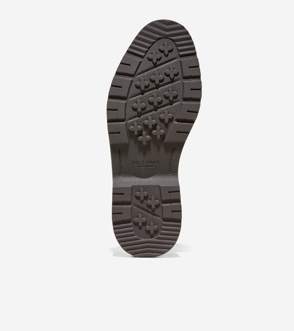 Men's Broome Grand Lug Sole Plain Toe Oxfords-Woodbury-Java