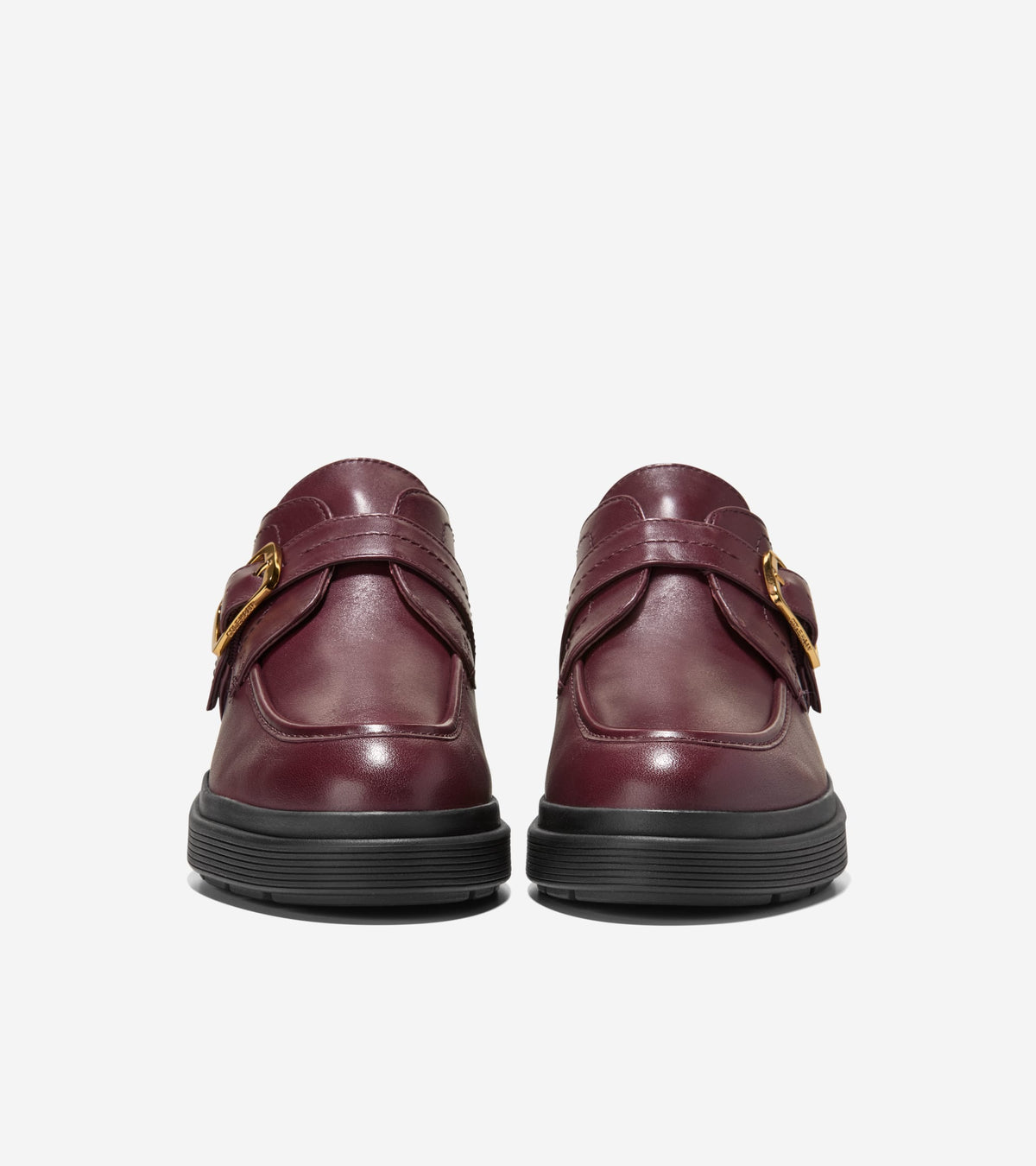 Cole Haan Burgundy red patent leather loafers. Women main image 3