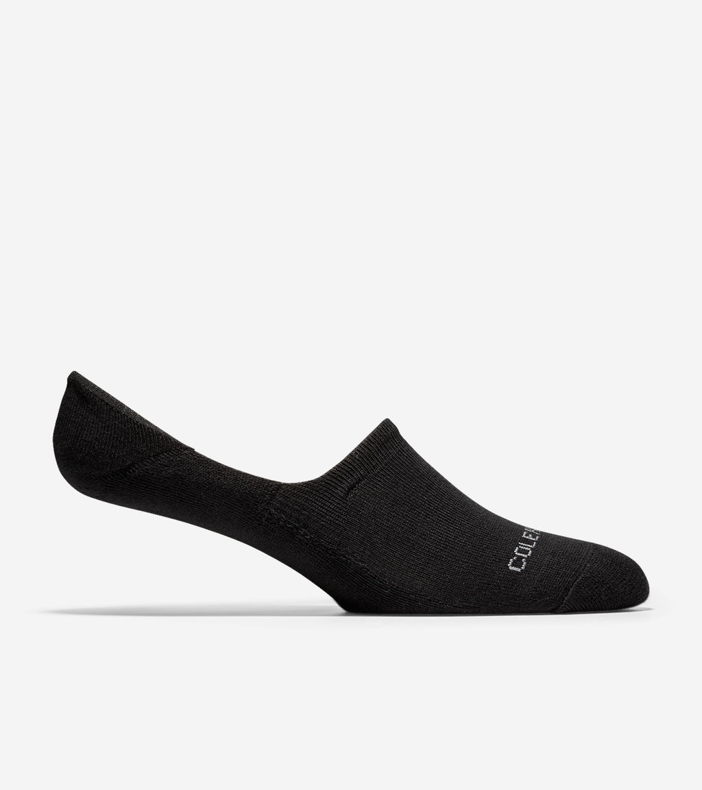 Men's Casual Cushion Sock Liner – 2 Pack-Black