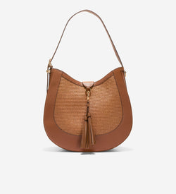Women's Catarina Large Hobo Bag-Tobacco Straw