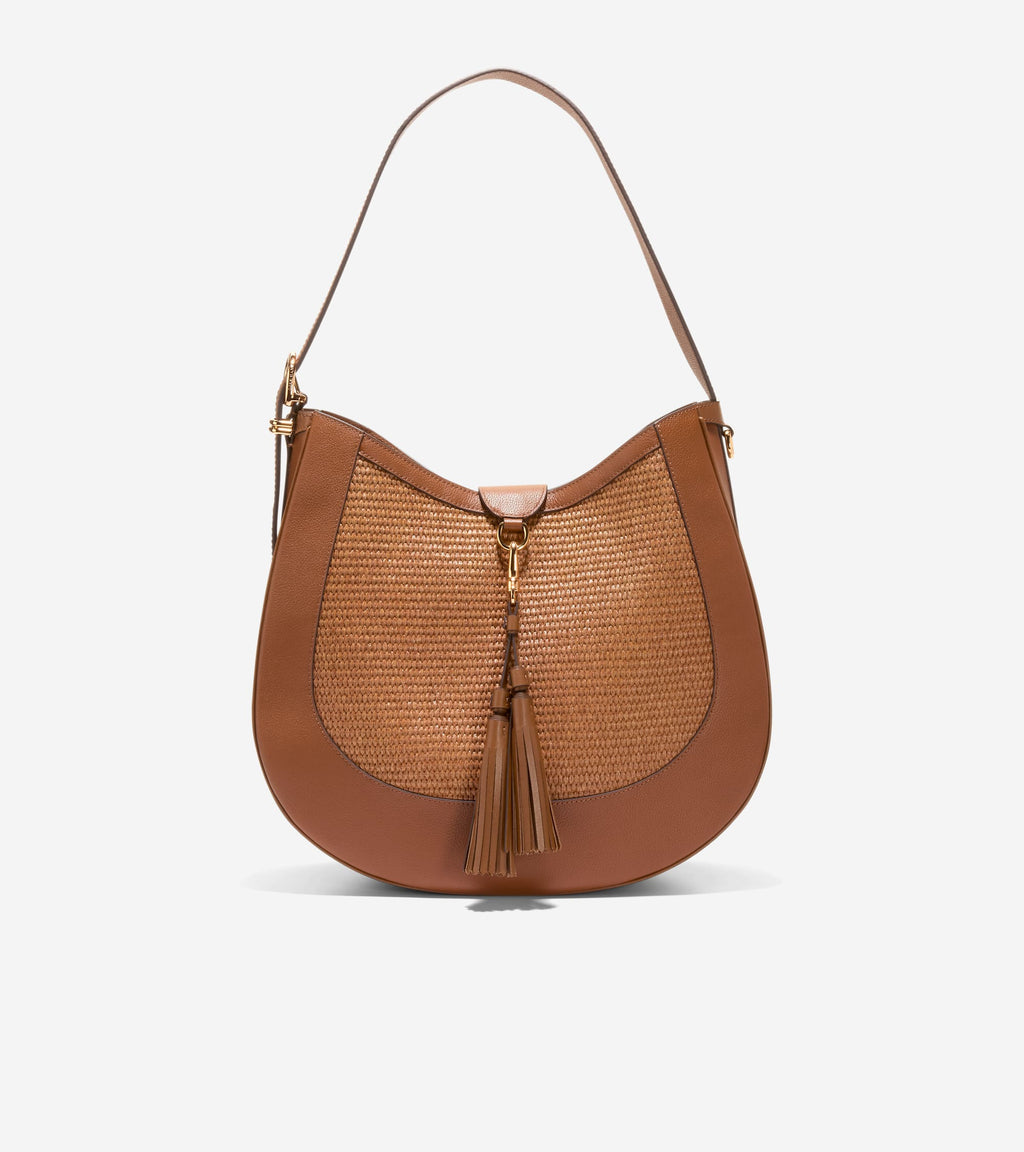 Women's Catarina Large Hobo Bag-Tobacco Straw