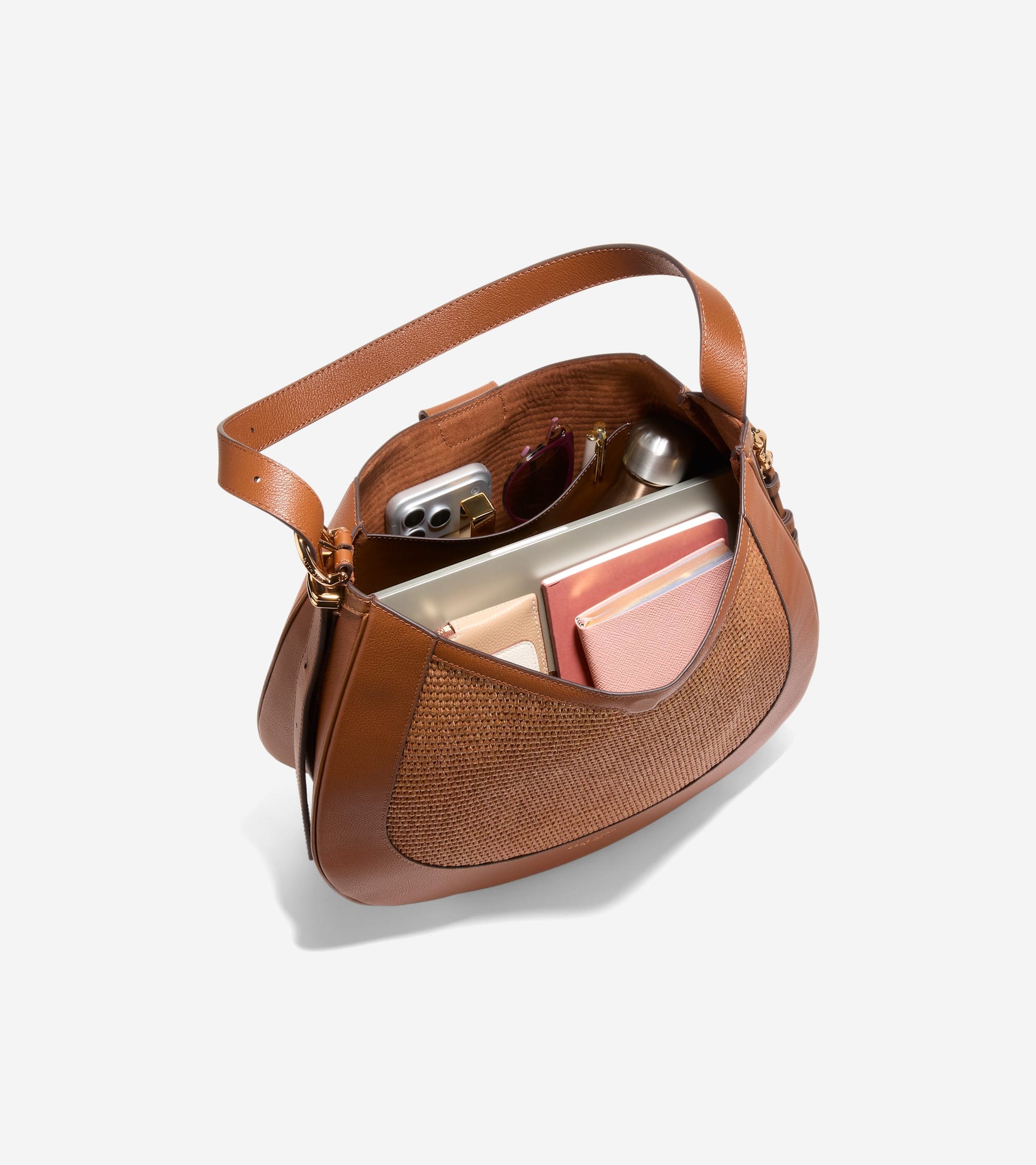 Women's Catarina Large Hobo Bag-Tobacco Straw