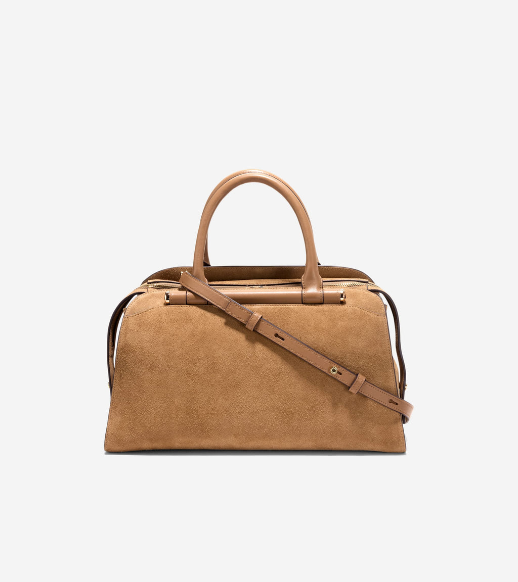 Women's Catherine Medium Satchel-Golden Honey