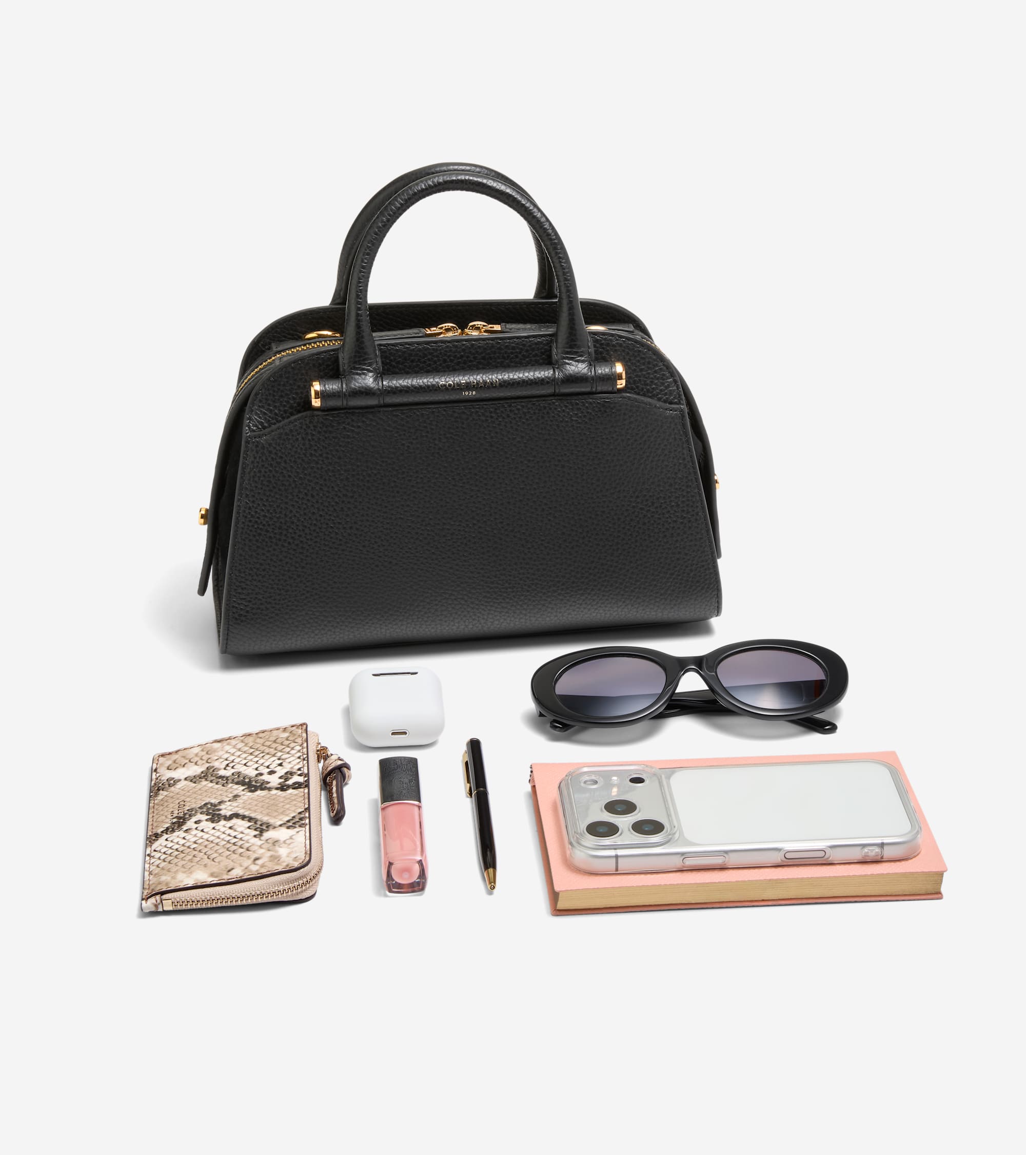 Women's Catherine Small Satchel in Black | Cole Haan