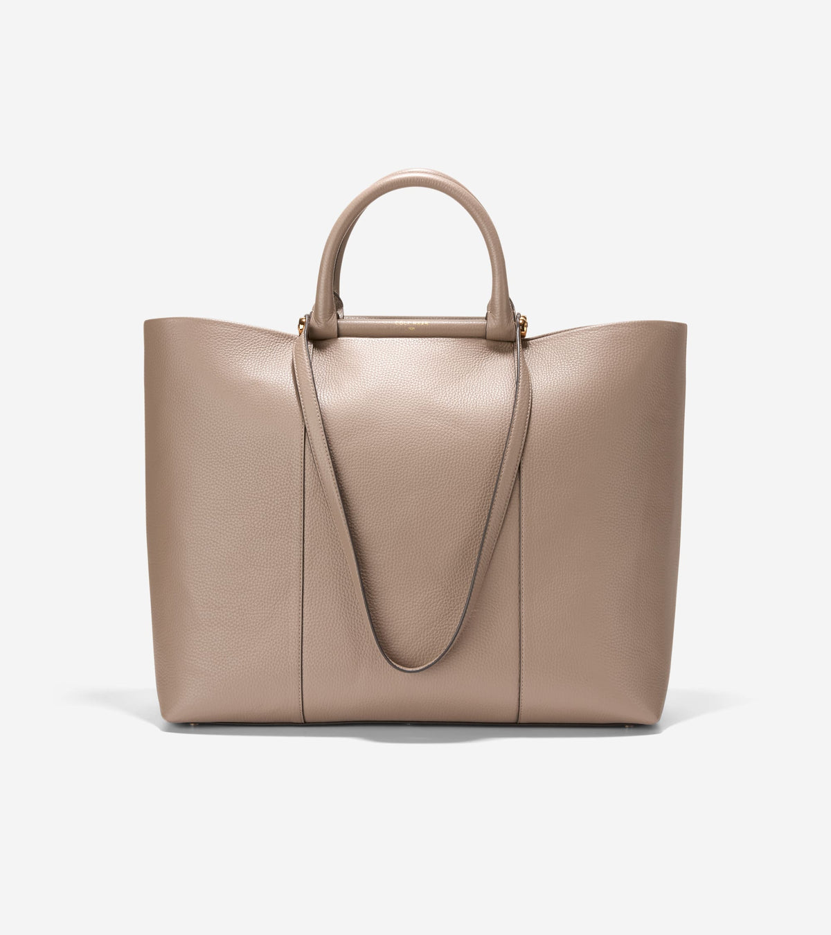 Cole Haan Pebbled Leather bag Vintage COLE HAAN brown pebble leather expandable crossbody  main image 2