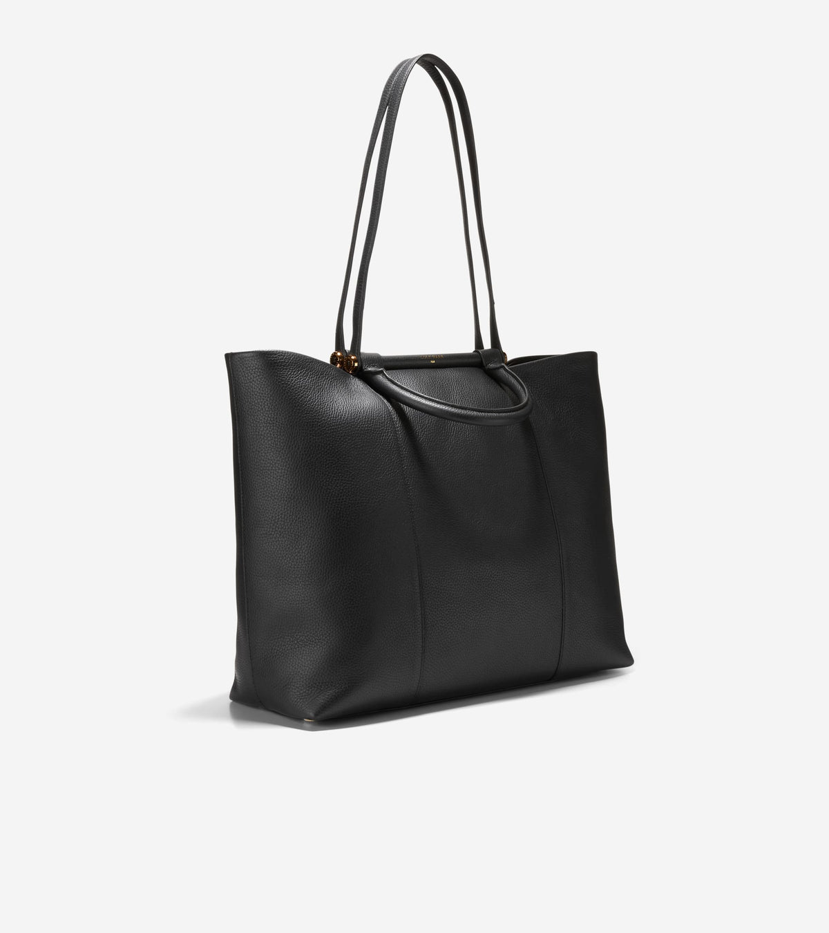 Catherine Tote Bag in Black | Cole Haan Cole Haan Black Leather Tote Bag main image 0