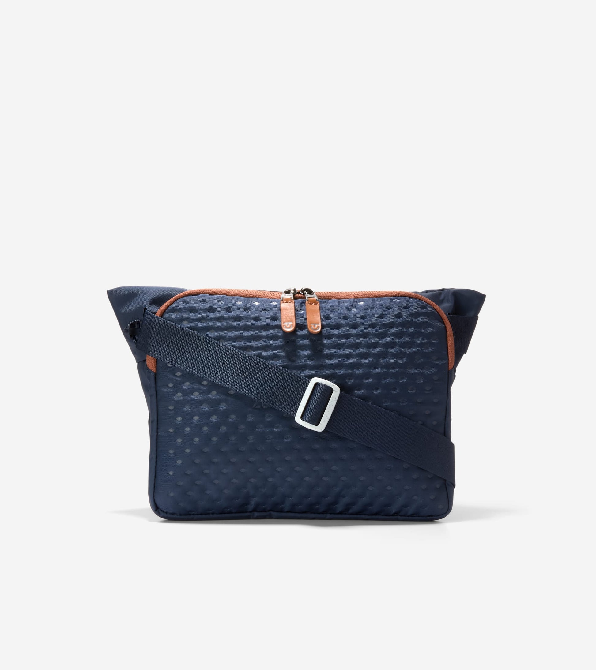 Men's Central Sling Bag-Navy Blazer-British Tan