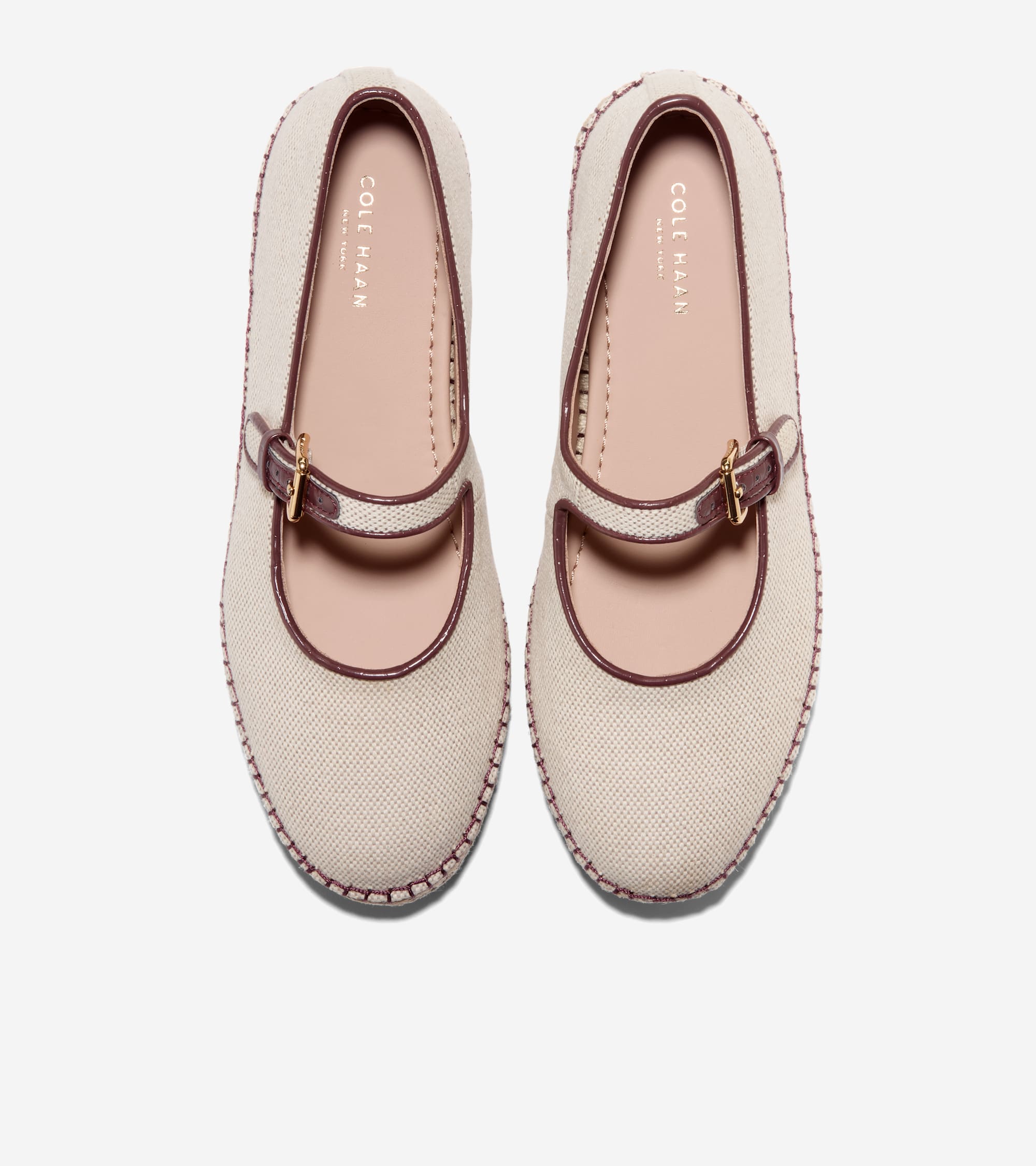 Women's Cloudfeel Asbury Mary Jane Ballet Flats in Beige | Cole Haan