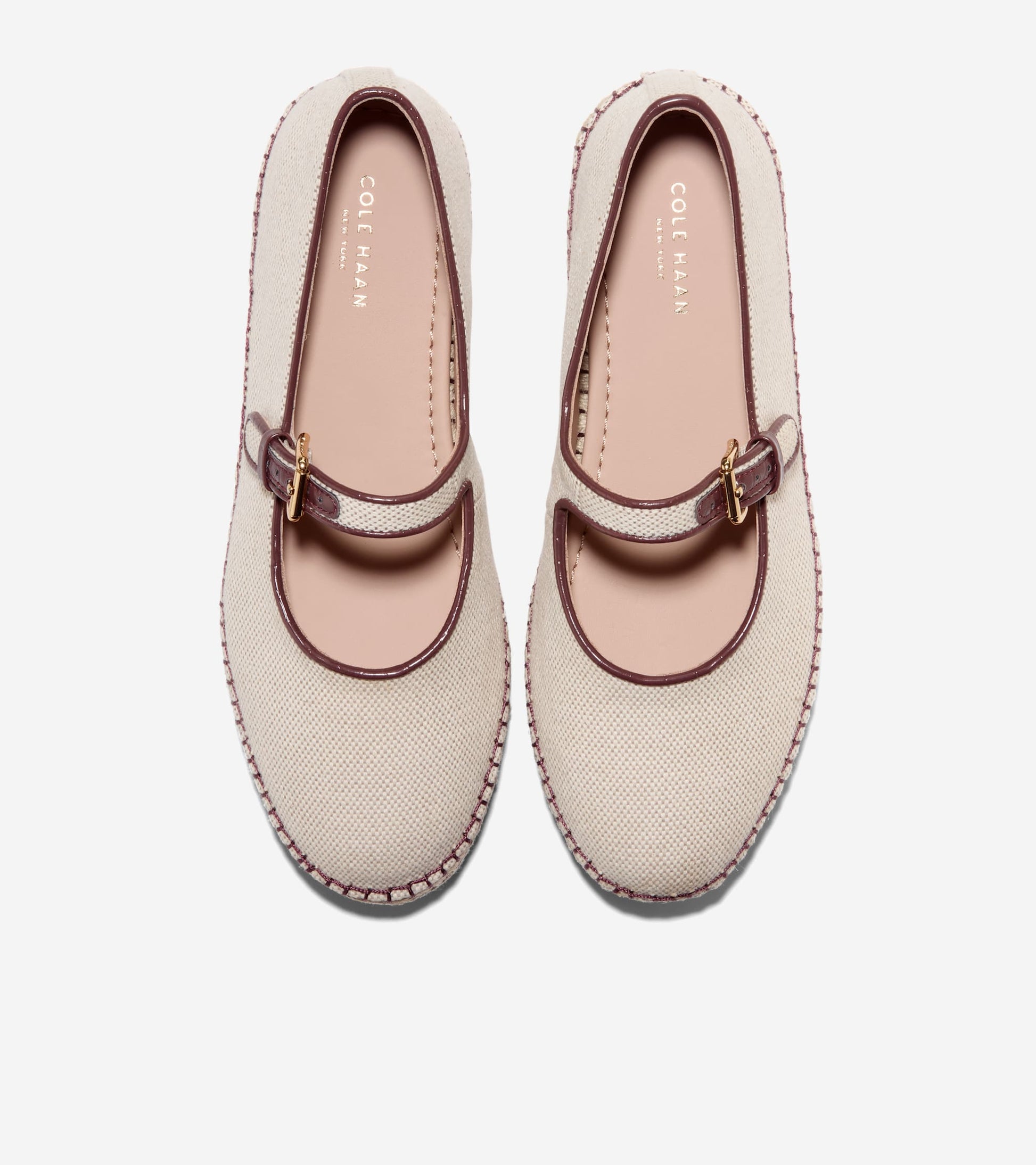 Women's Cloudfeel Asbury Mary Jane Ballet Flats-Natural