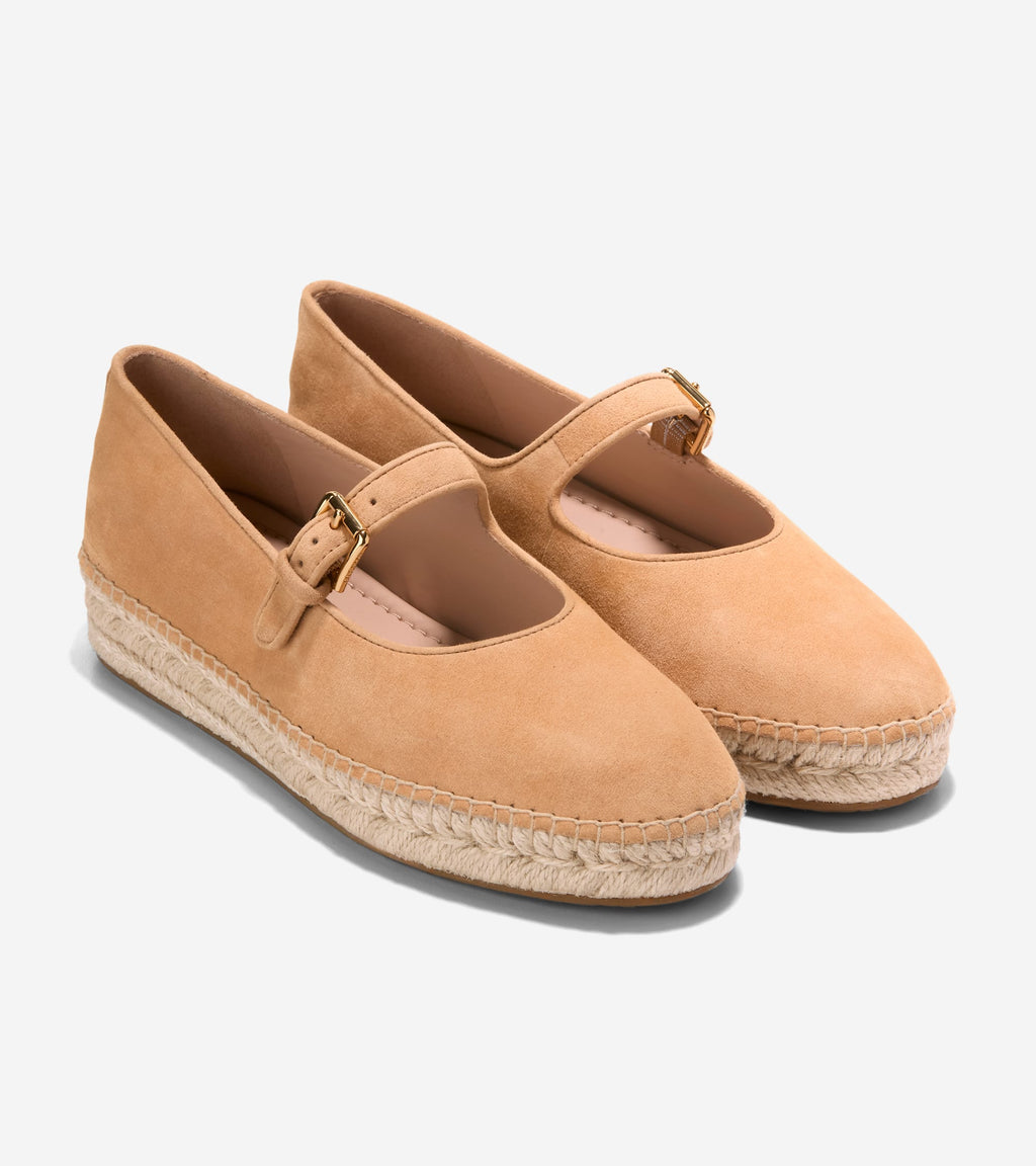 Women's Cloudfeel Asbury Mary Jane Ballet Flats-Biscuit