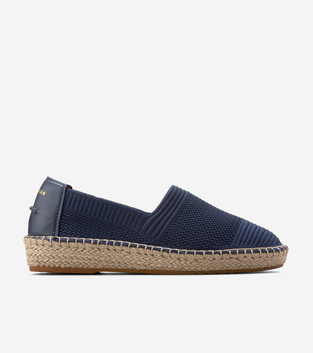Women's Cloudfeel Espadrille II Slip-On Loafers-Marine Blue Stitchlite™