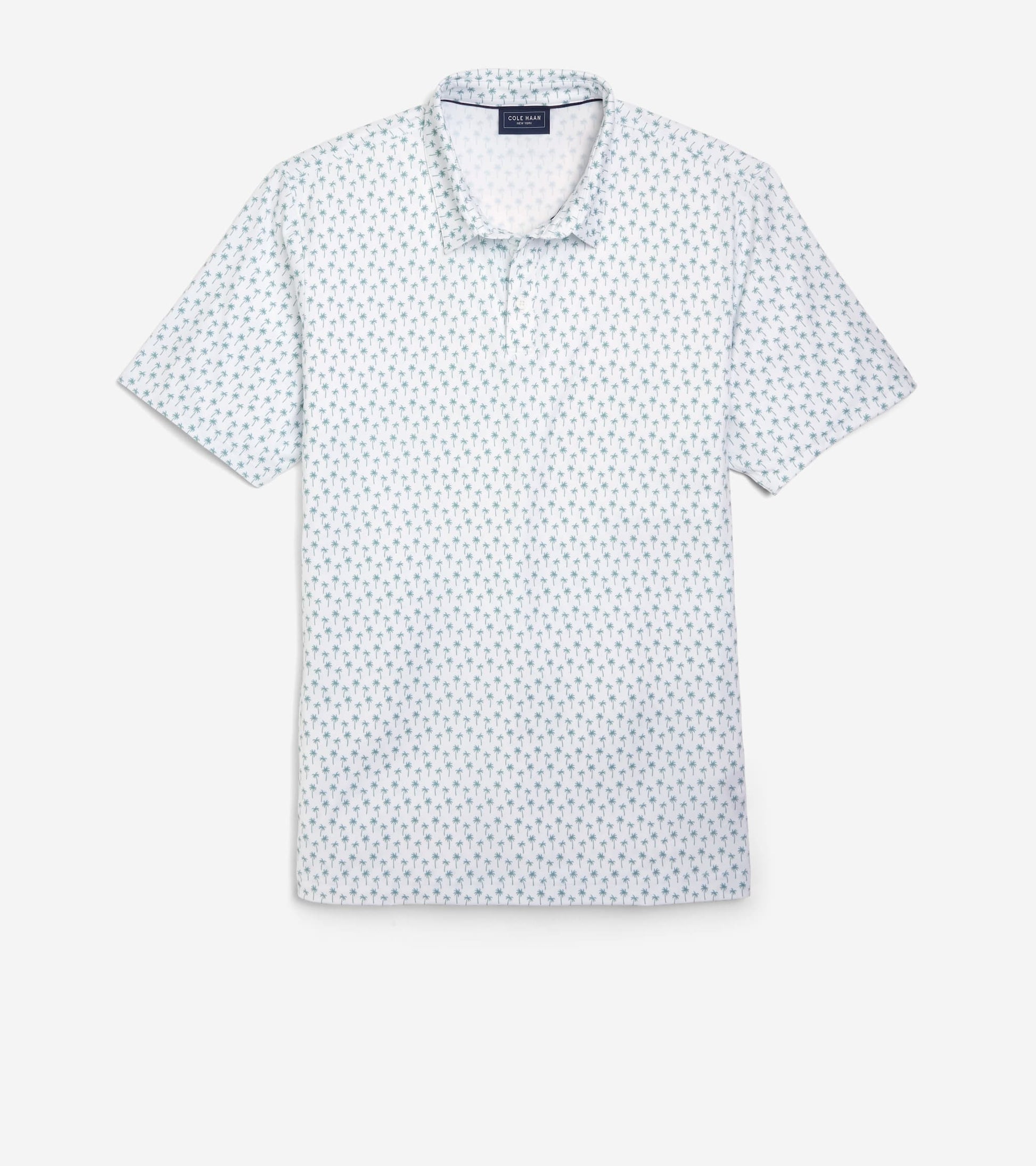 Men's Cobbler Polo Shirt-Bright White Palm