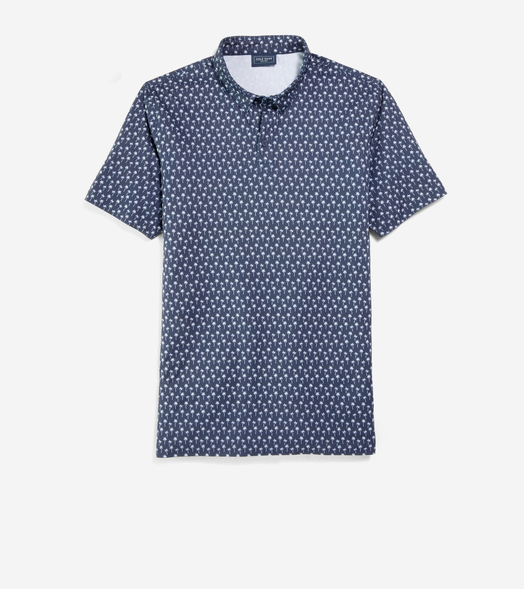 Men's Cobbler Polo-Navy Blazer Palm