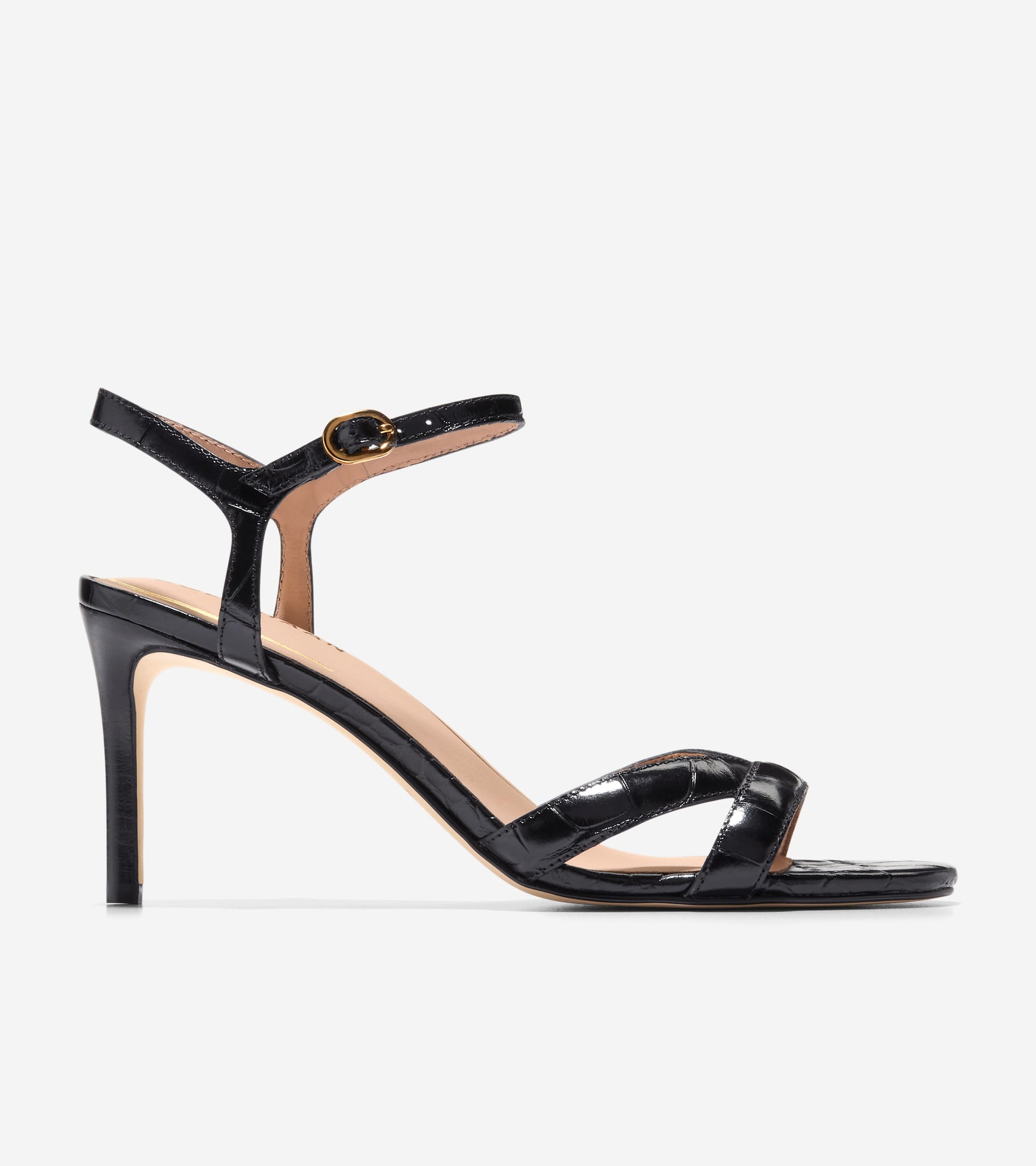 Women's Constantina Sandals-Black Croc Print