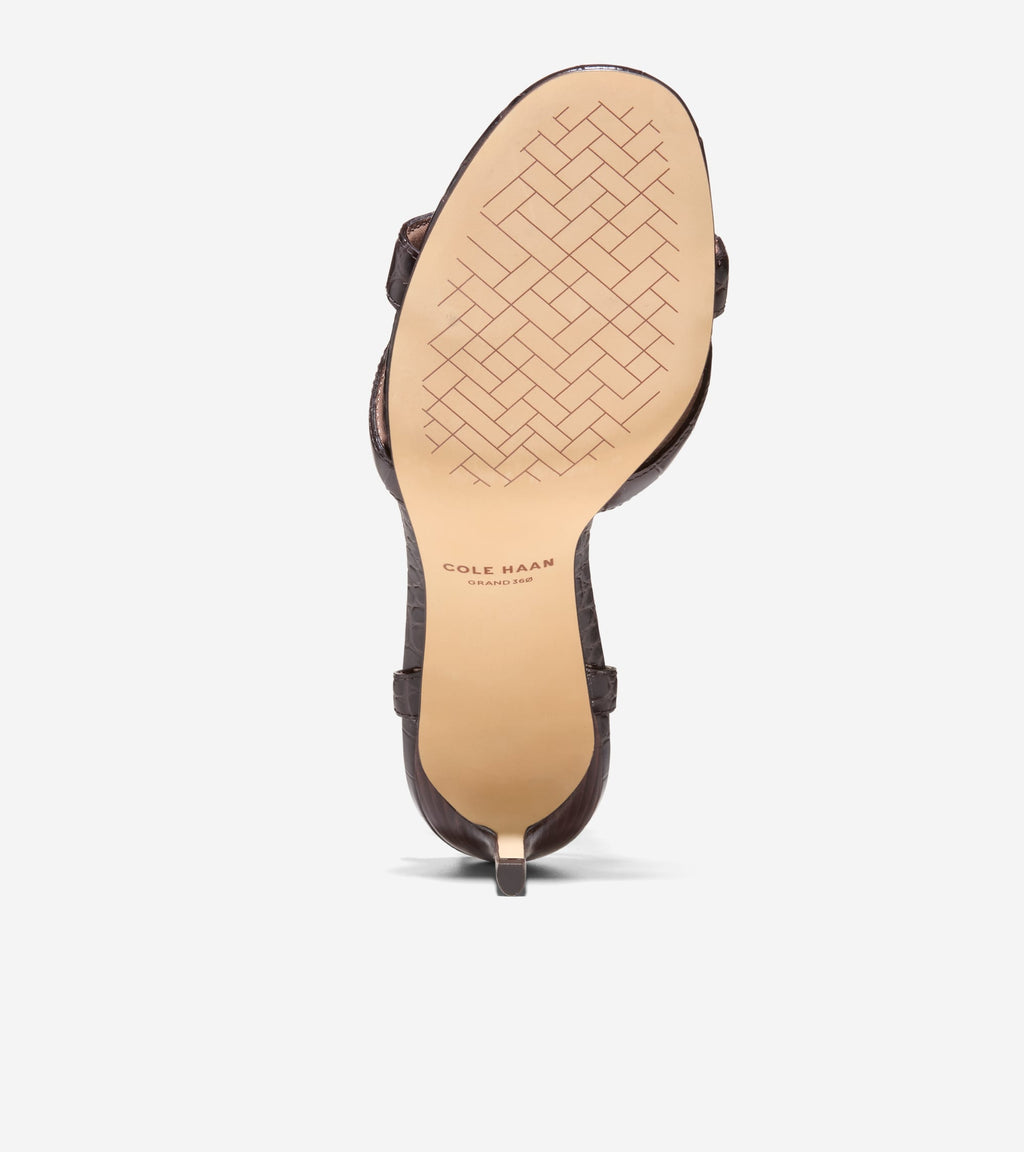 Women's Constantina Sandals-Dark Chocolate Croc Print