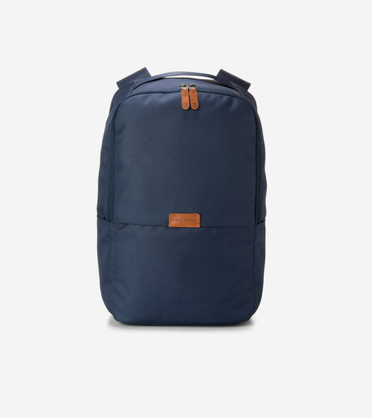 Cole Haan Cortlandt Backpack, Navy Blazer/New British Tan