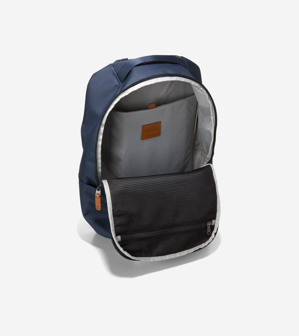 Cole Haan Cortlandt Backpack, Navy Blazer/New British Tan