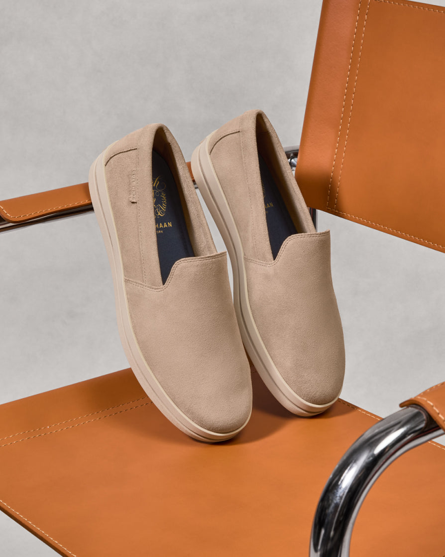 Men's Long-Weekender Slip-On Loafers in Brown | Cole Haan