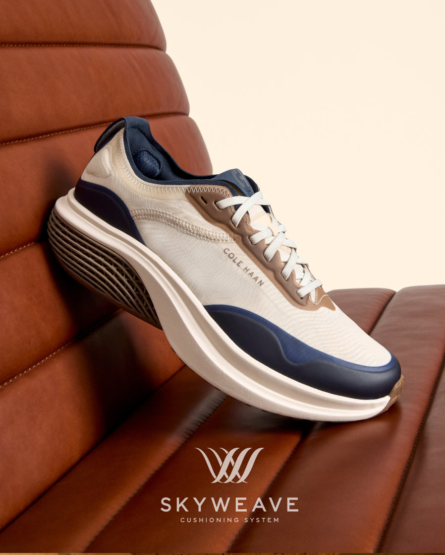 OriginalGrand Everarc Skyweave Running shoes in white and blue
