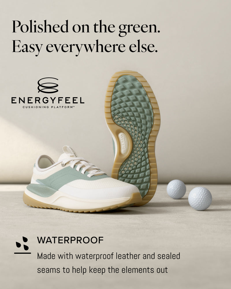 Women's GrandPrø All-Day Golf Shoes in White, yellow | Cole Haan