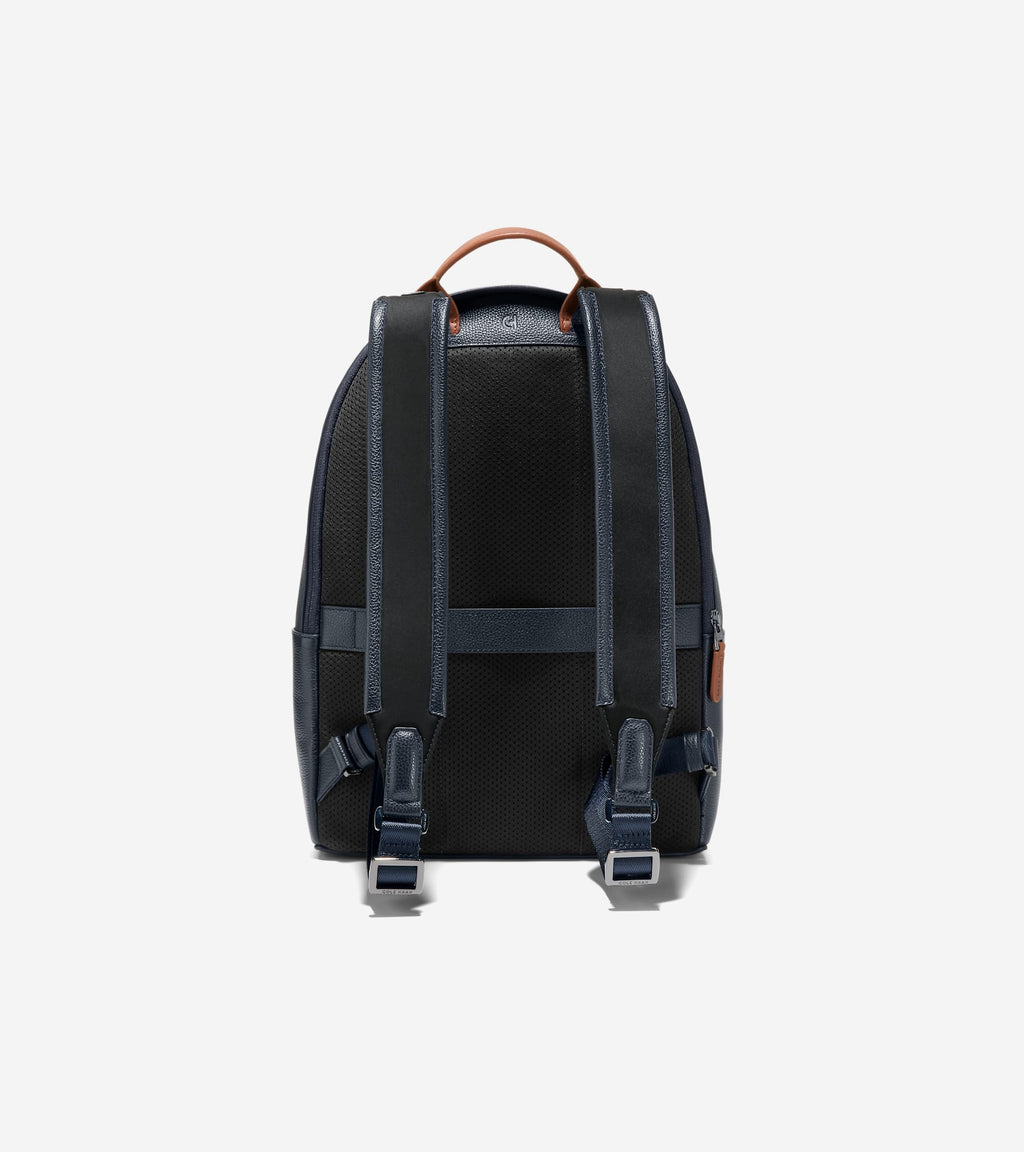 Men's Damon Backpack-Navy Blazer-New British Tan