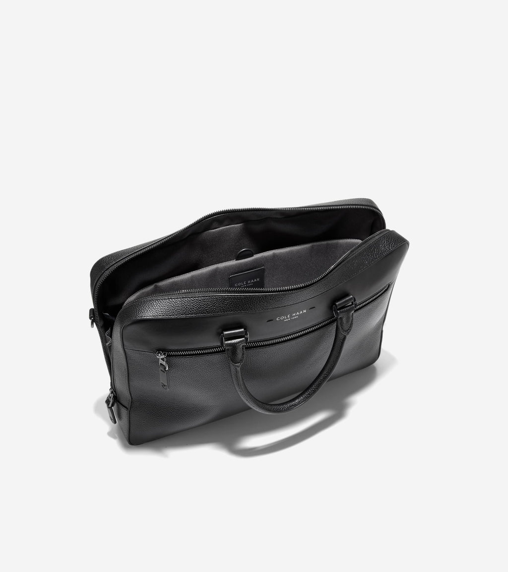 Men's Damon Briefcase-Black