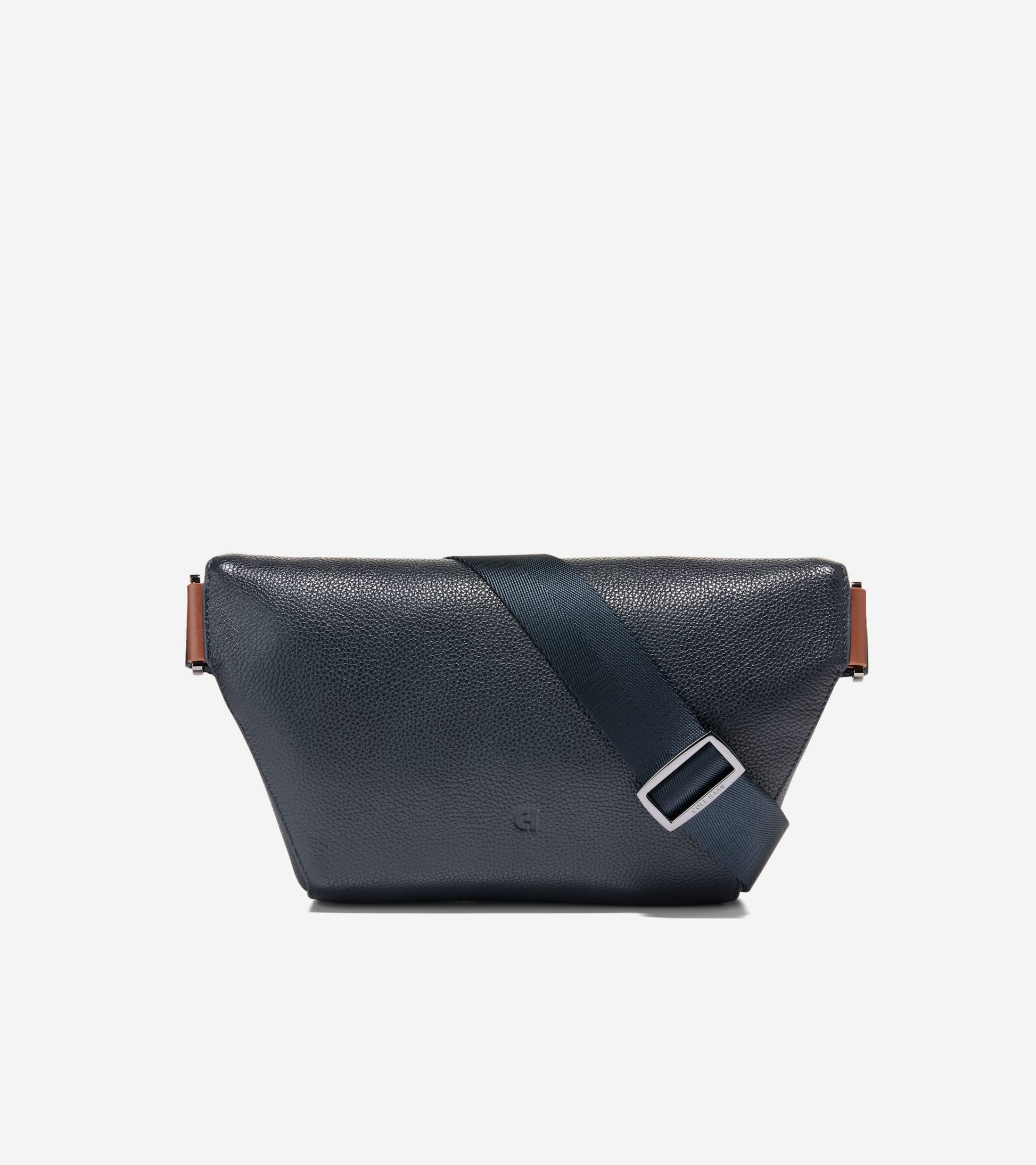 Men's Damon Crossbody Bag-Navy Blazer-New British Tan