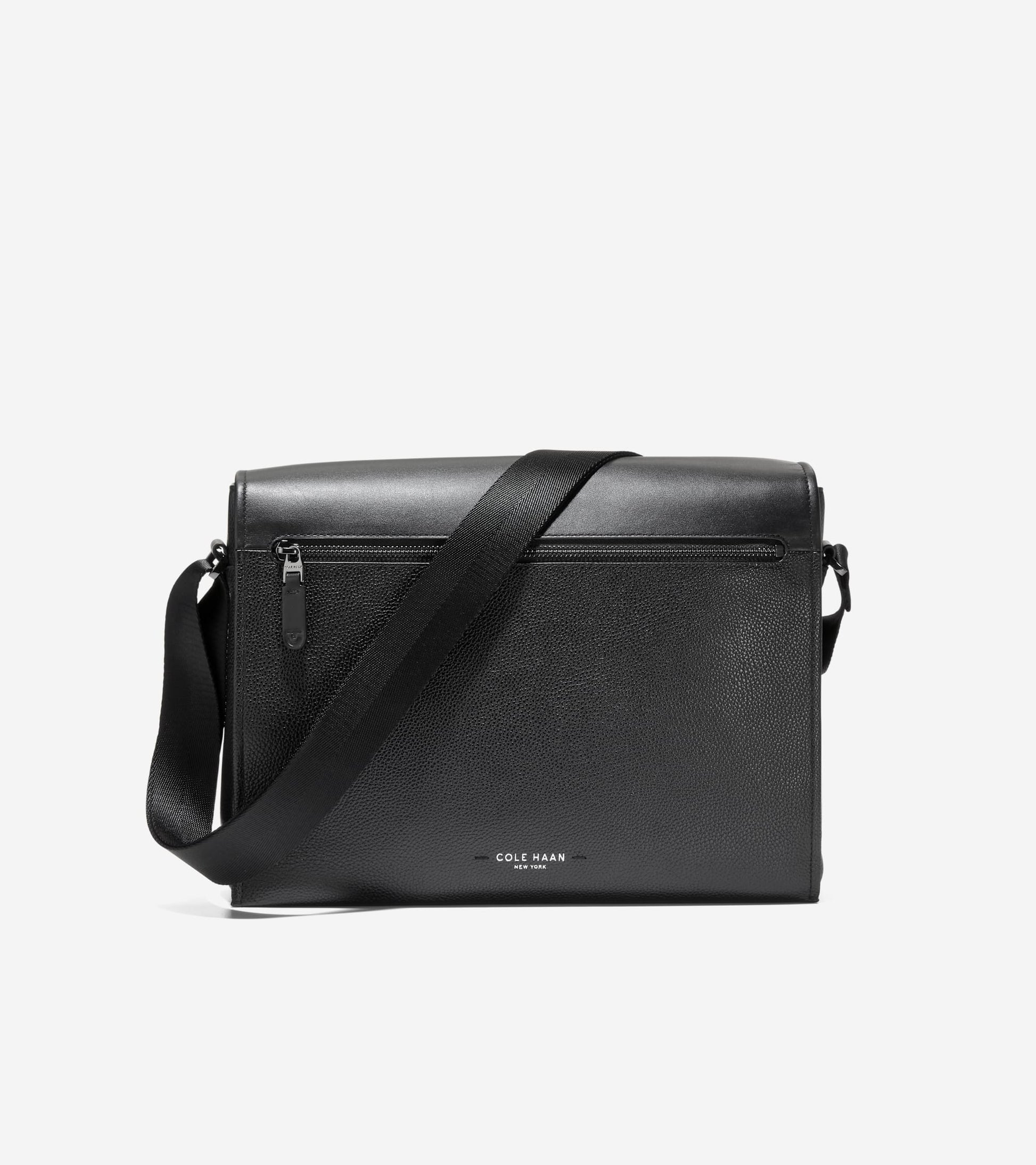Men's Damon Messenger Bag-Black